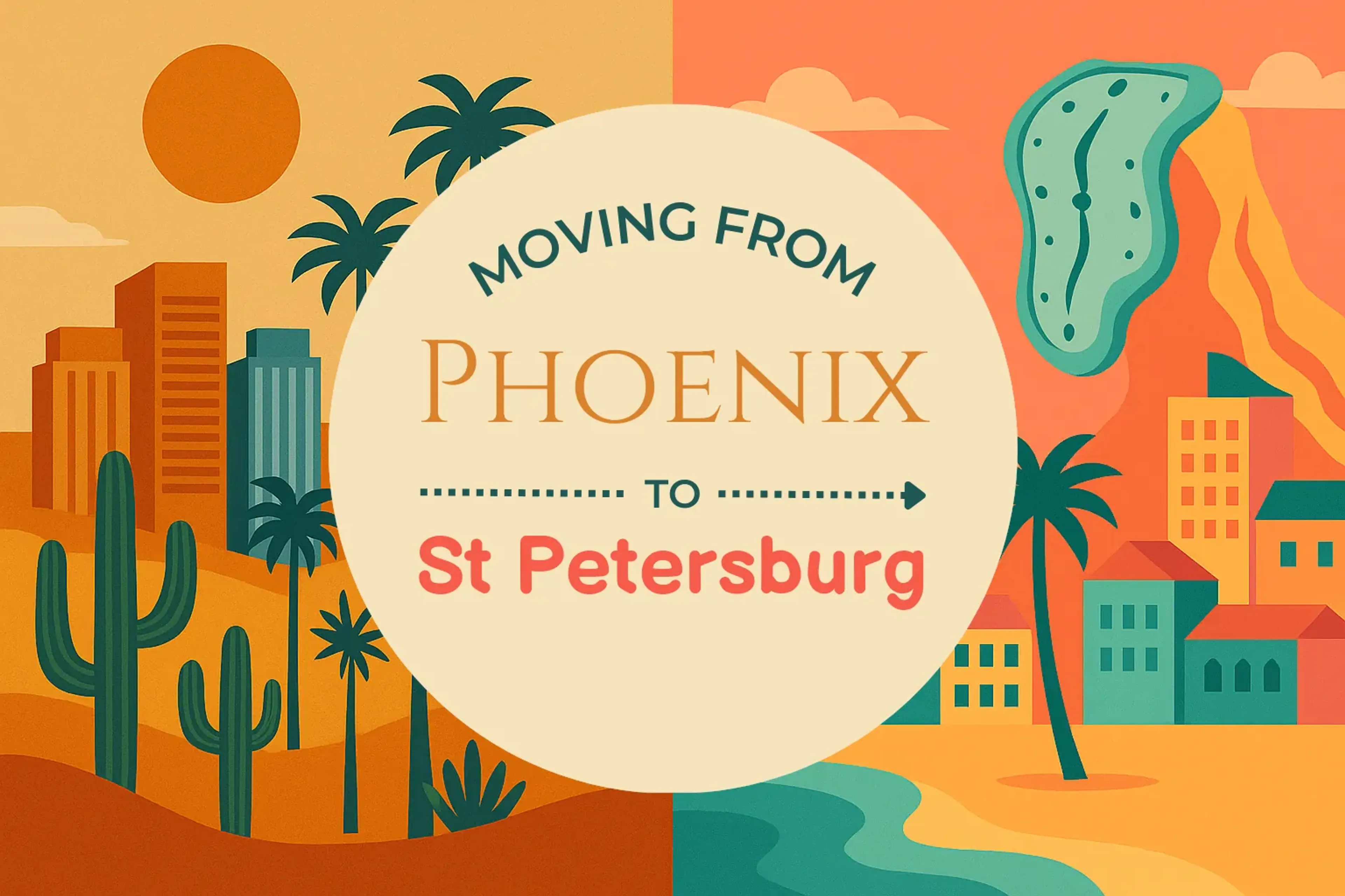 Side-by-side comparison of Phoenix to St. Petersburg moving companies