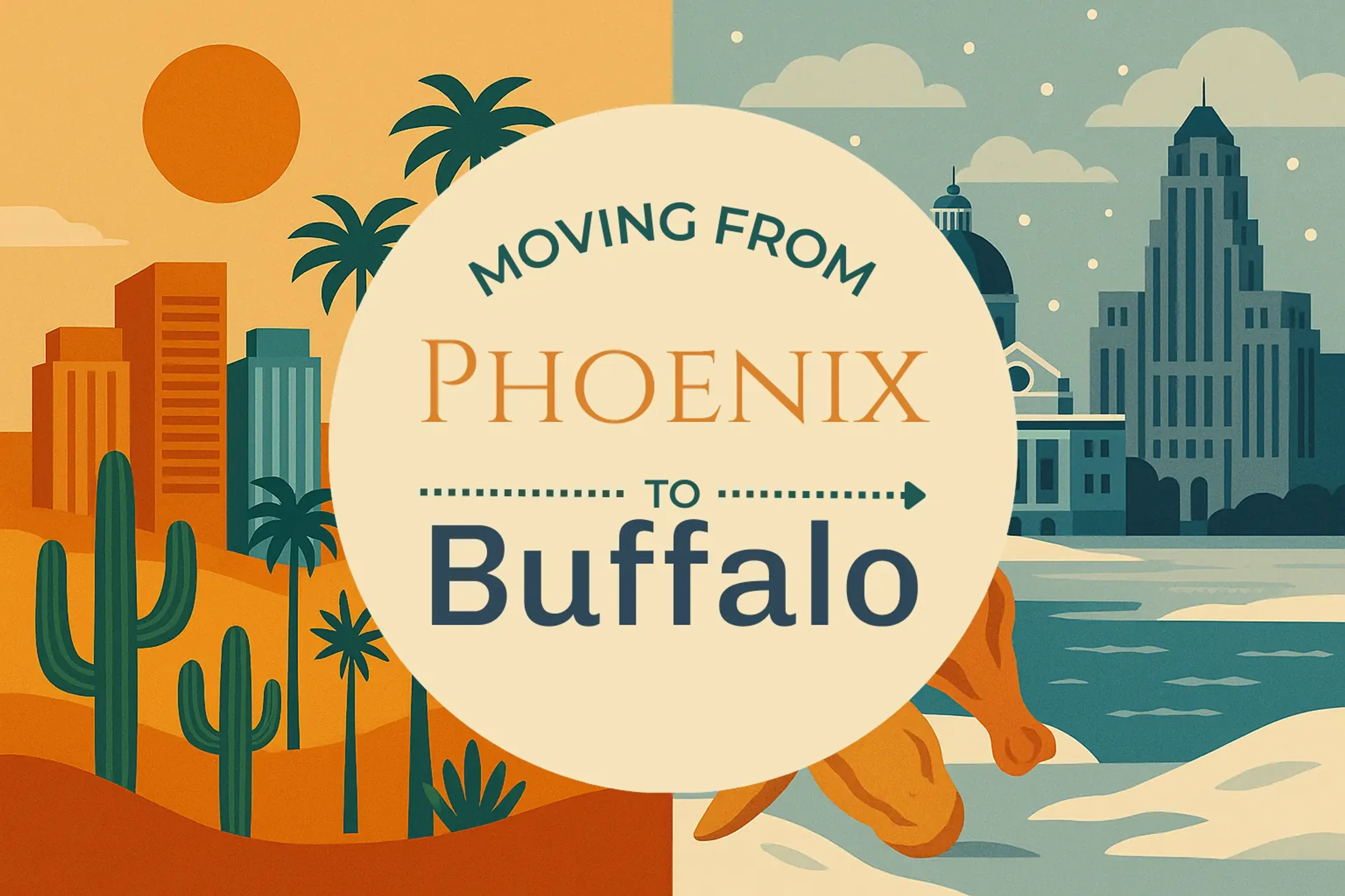 Side-by-side comparison of Phoenix to Buffalo moving companies