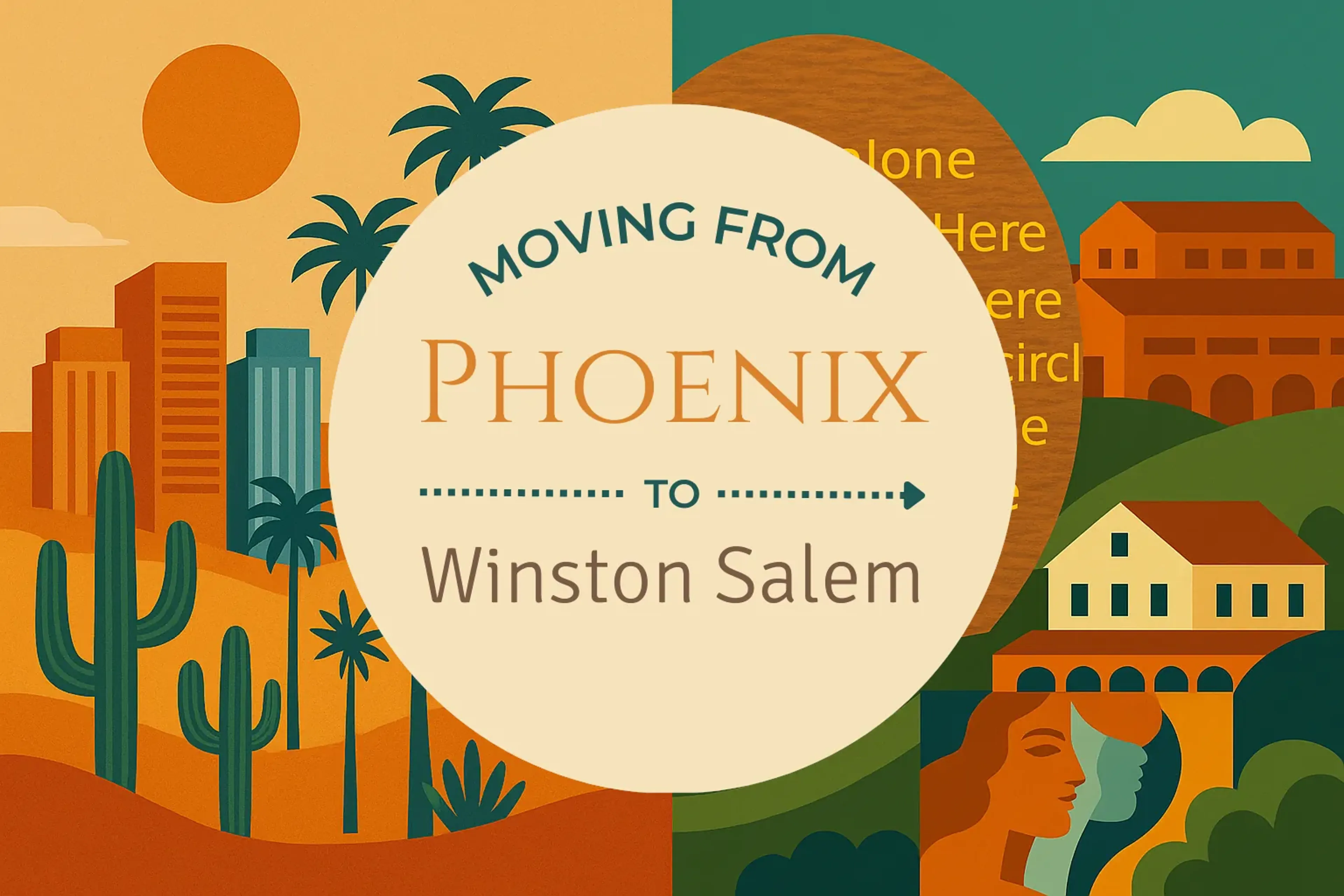 Side-by-side comparison of Phoenix to Winston Salem moving companies