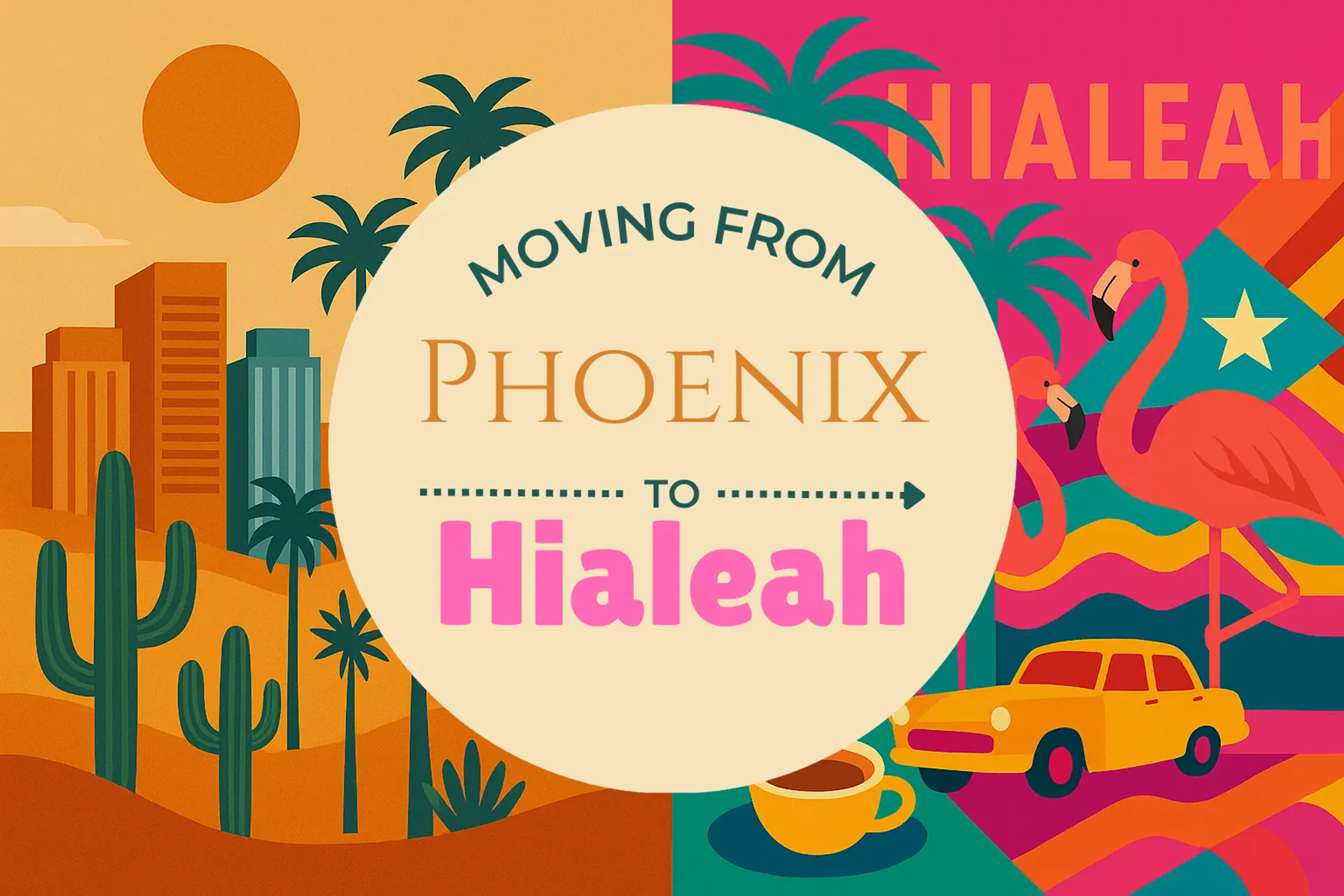 Side-by-side comparison of Phoenix to Hialeah moving companies