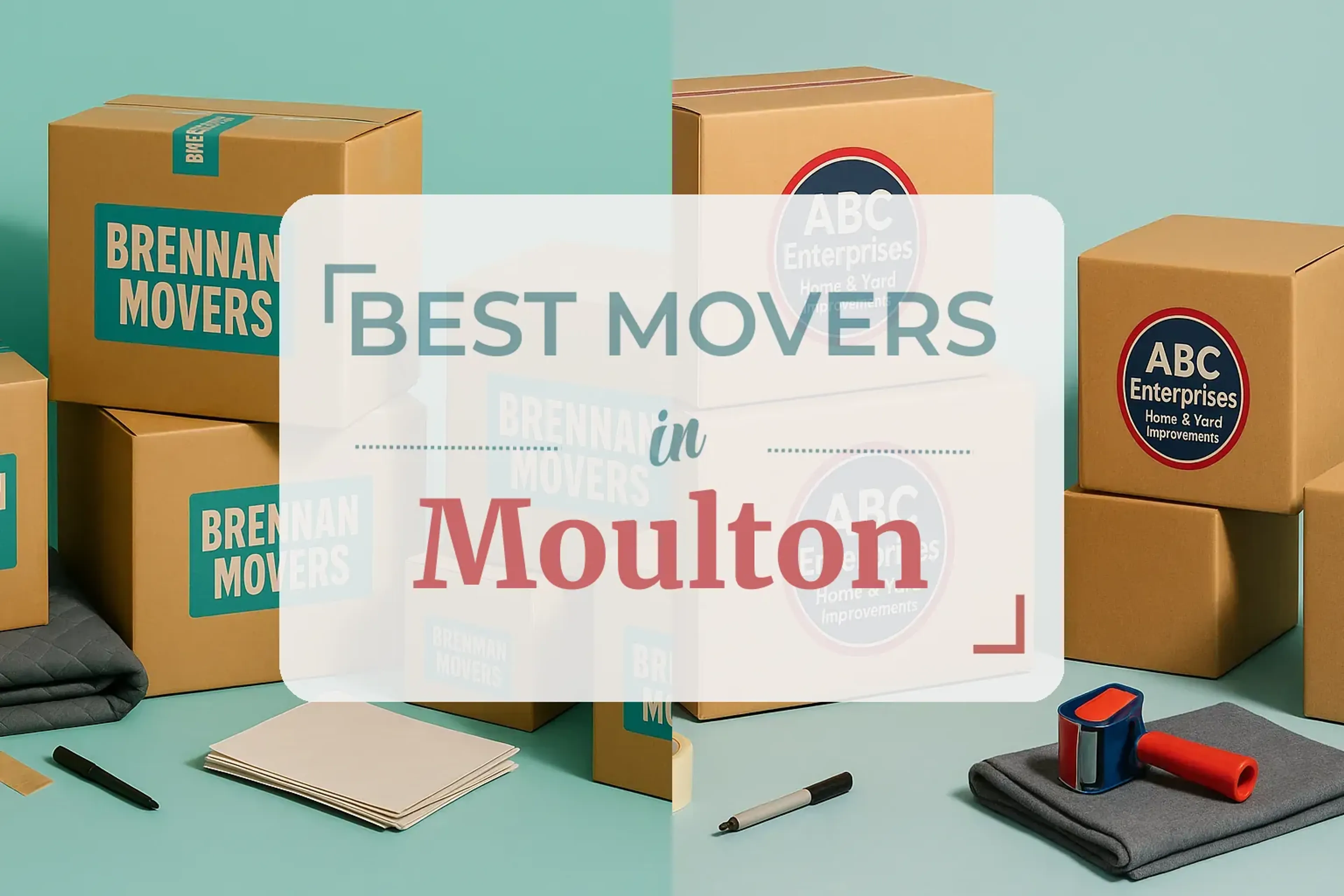Side-by-side comparison of Moulton moving companies