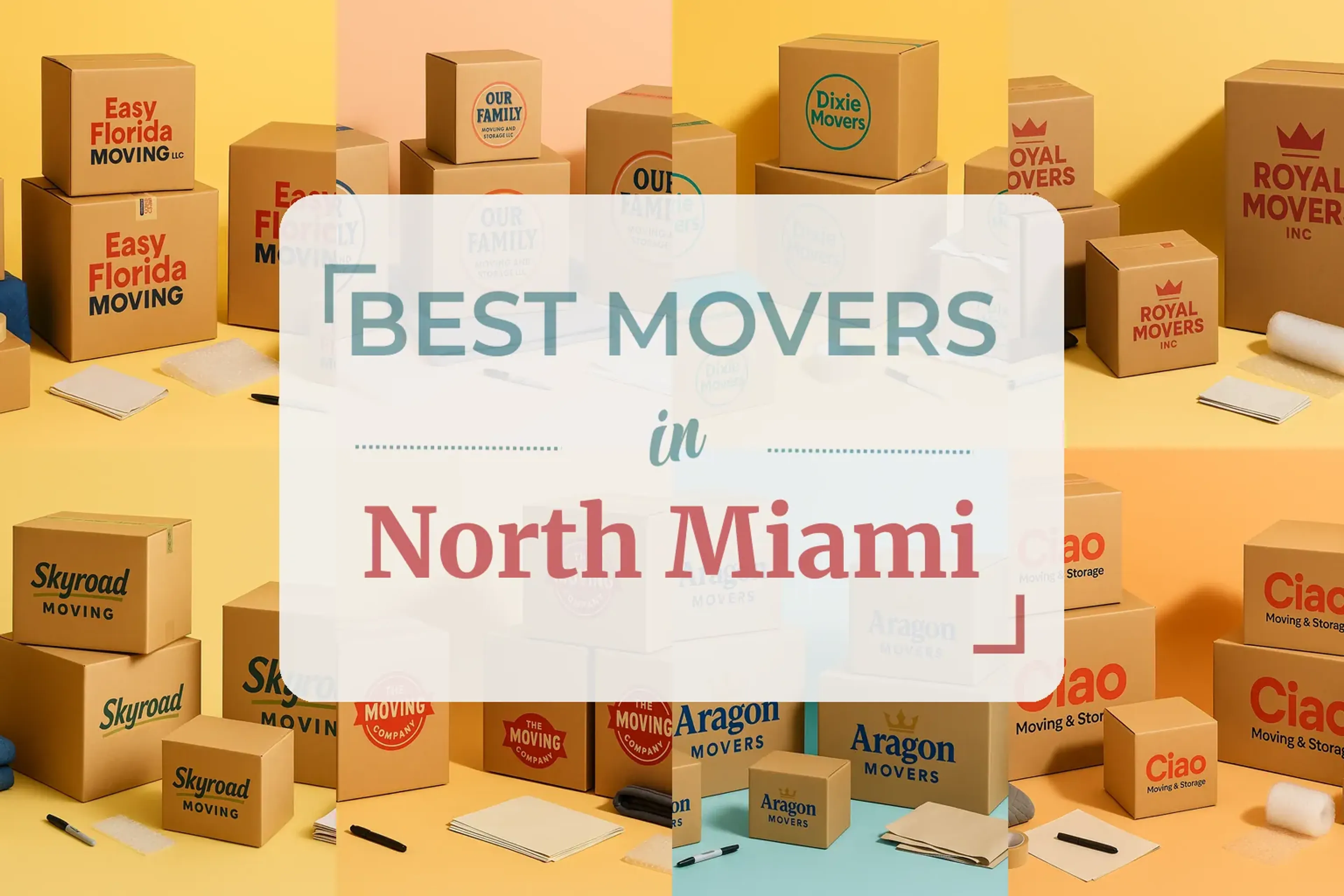 Side-by-side comparison of North Miami moving companies