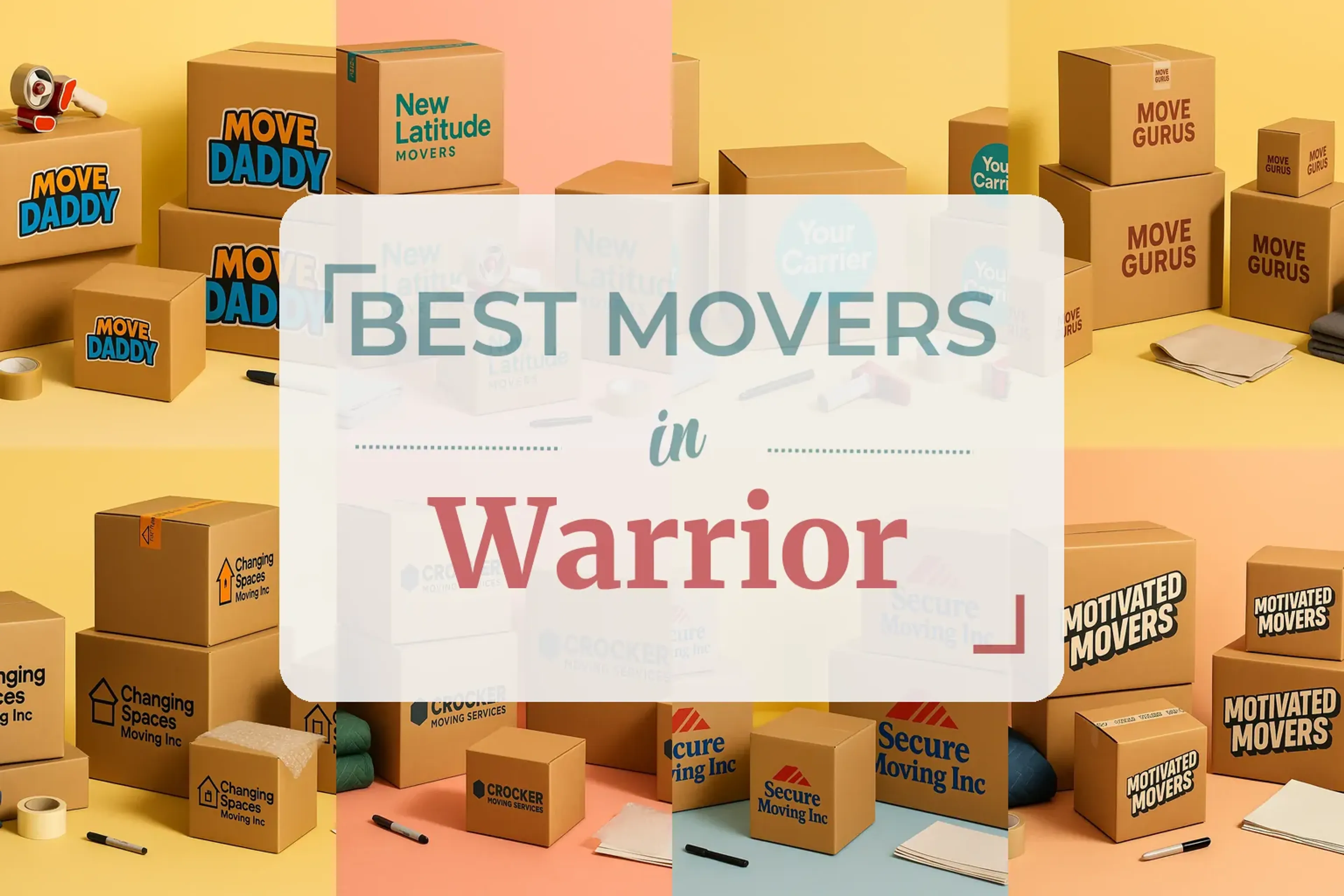 Side-by-side comparison of Warrior moving companies