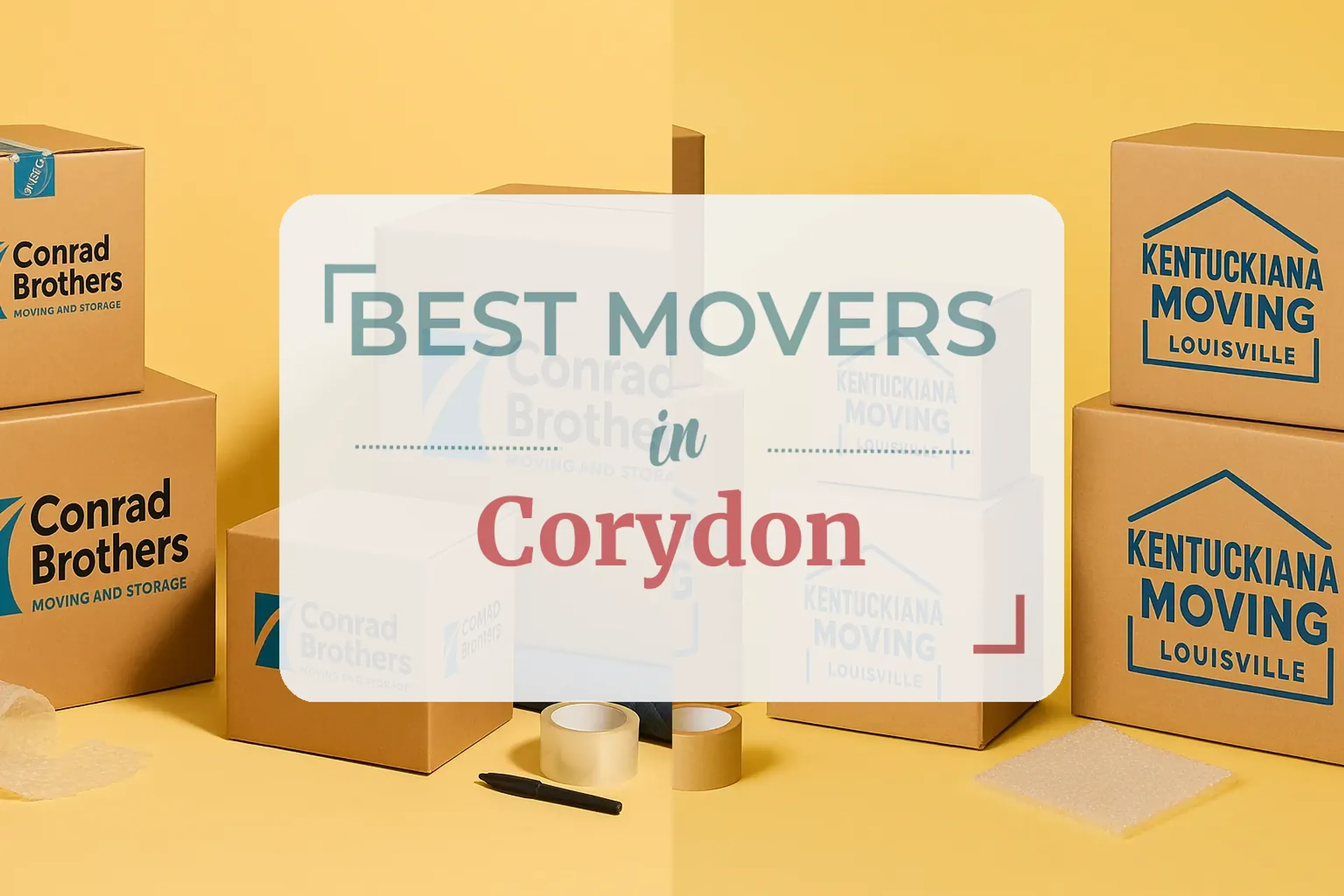 Side-by-side comparison of Corydon moving companies