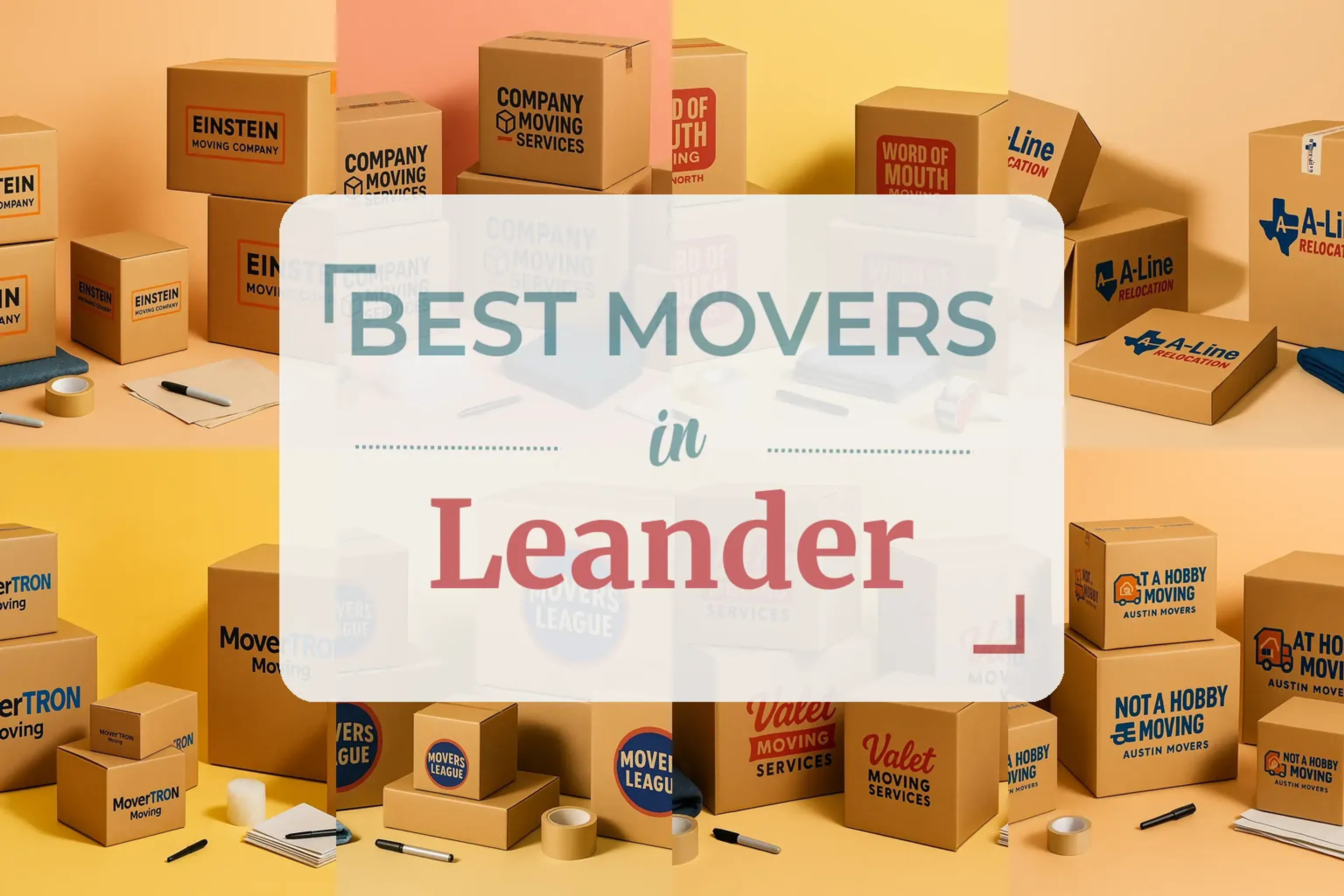 Side-by-side comparison of Leander moving companies