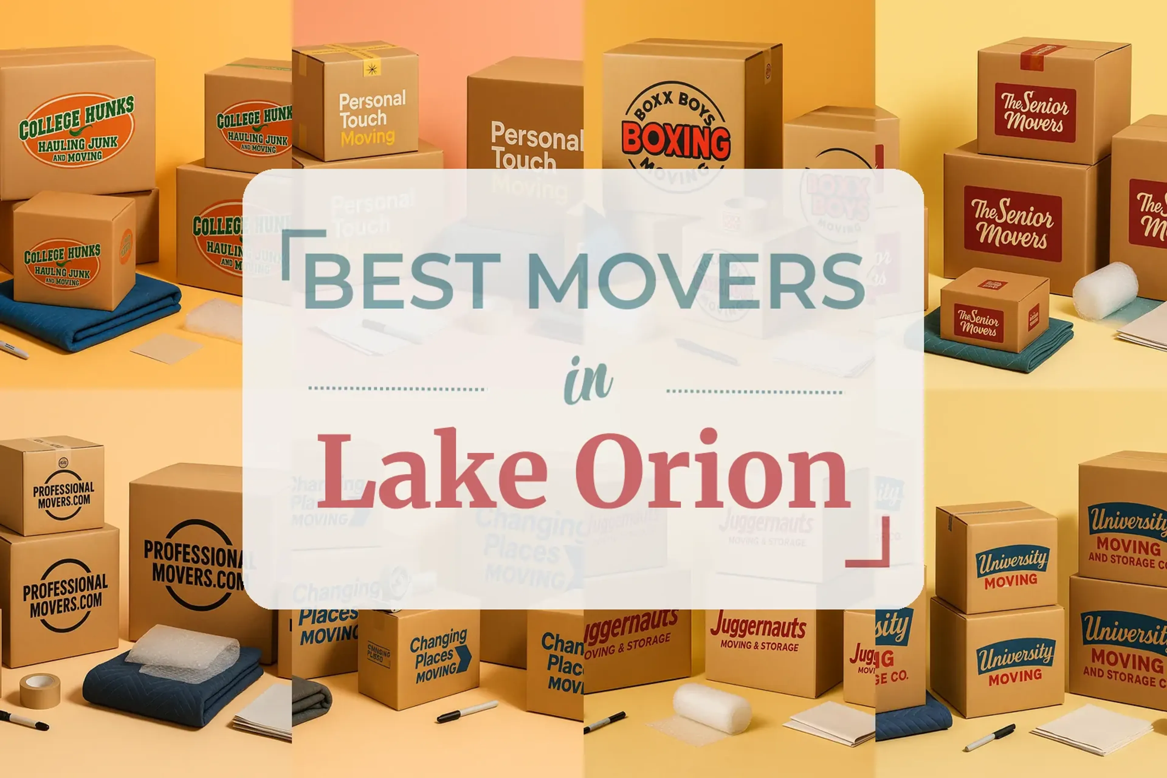 Side-by-side comparison of Lake Orion moving companies