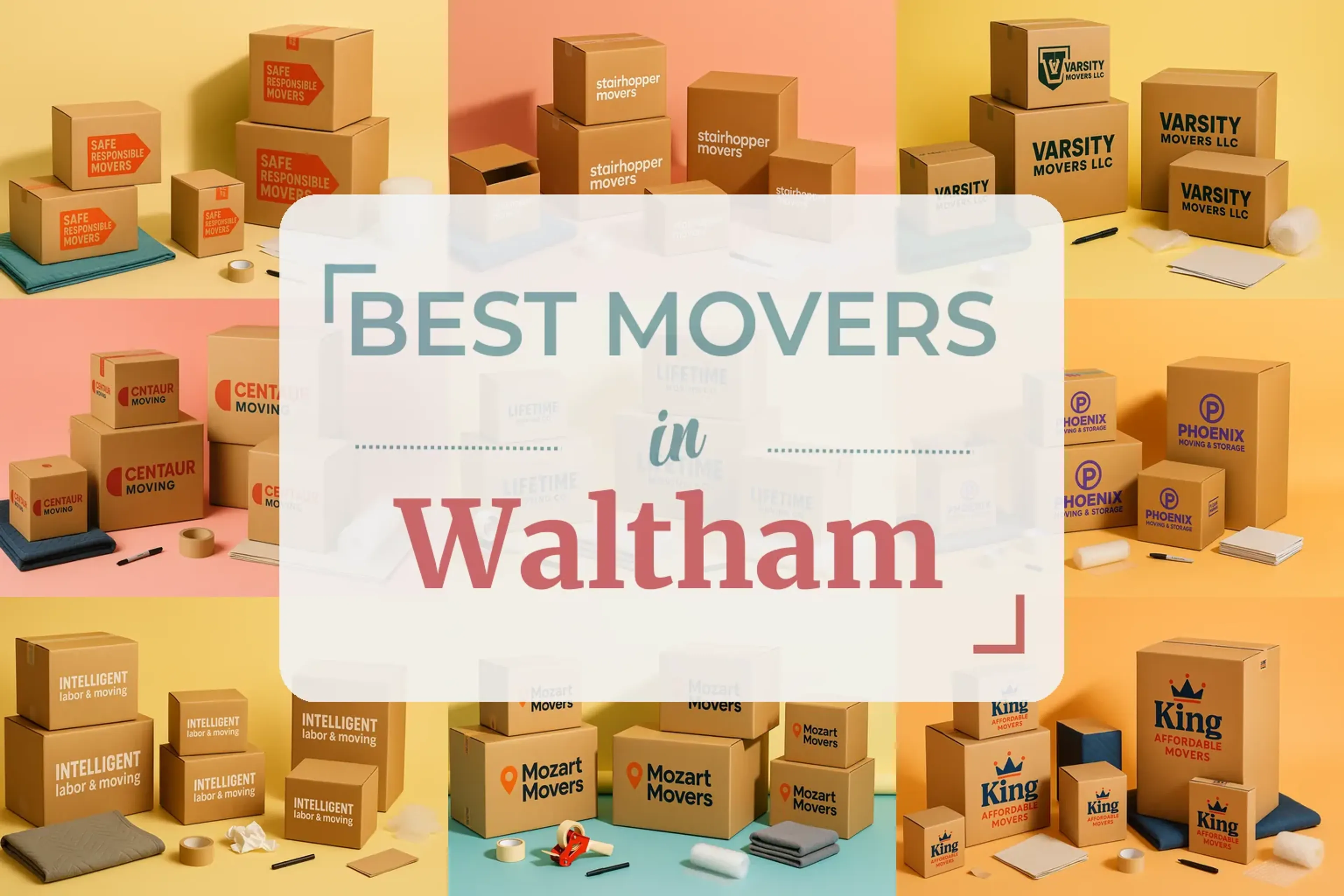 Side-by-side comparison of Waltham moving companies
