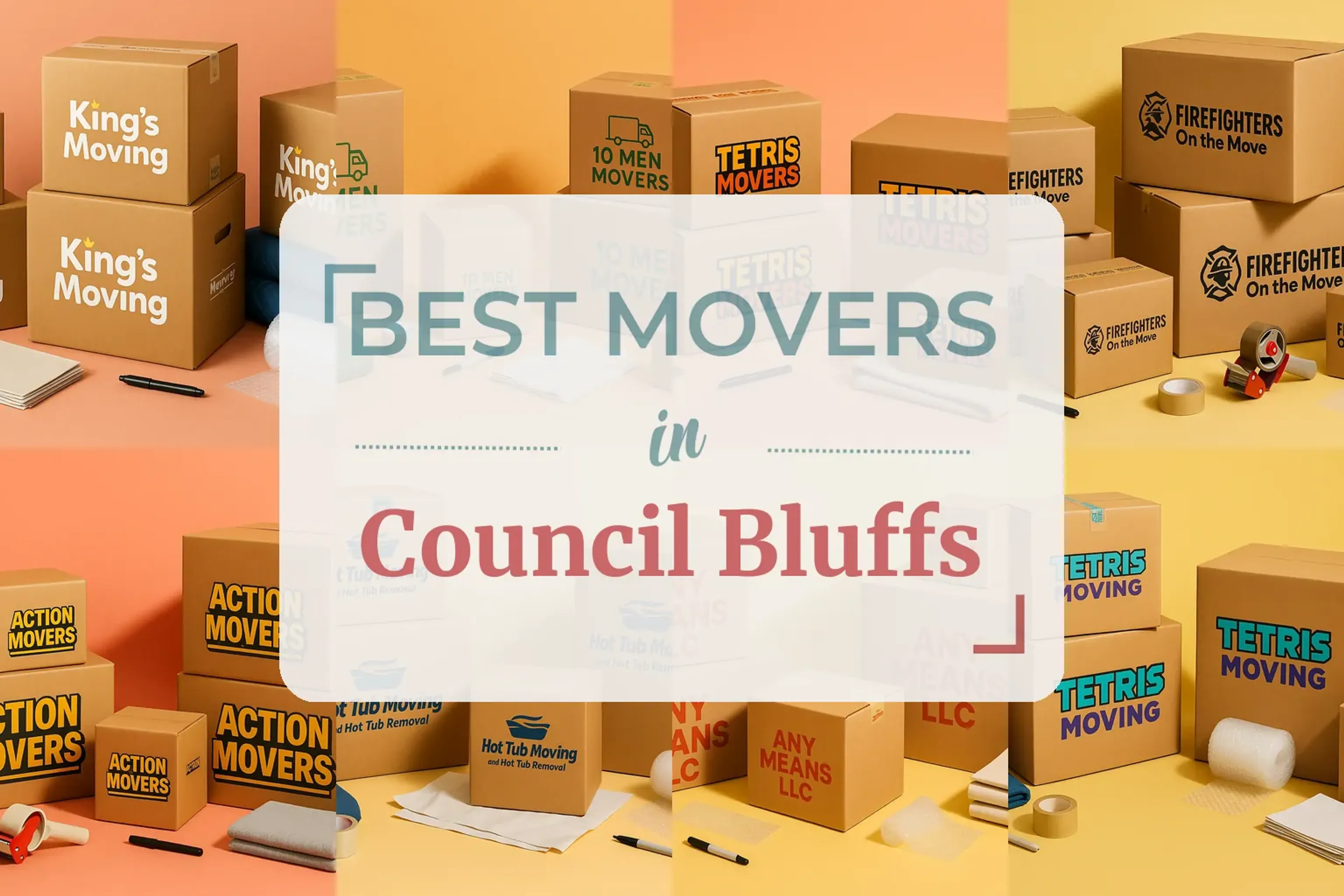 Side-by-side comparison of Council Bluffs moving companies