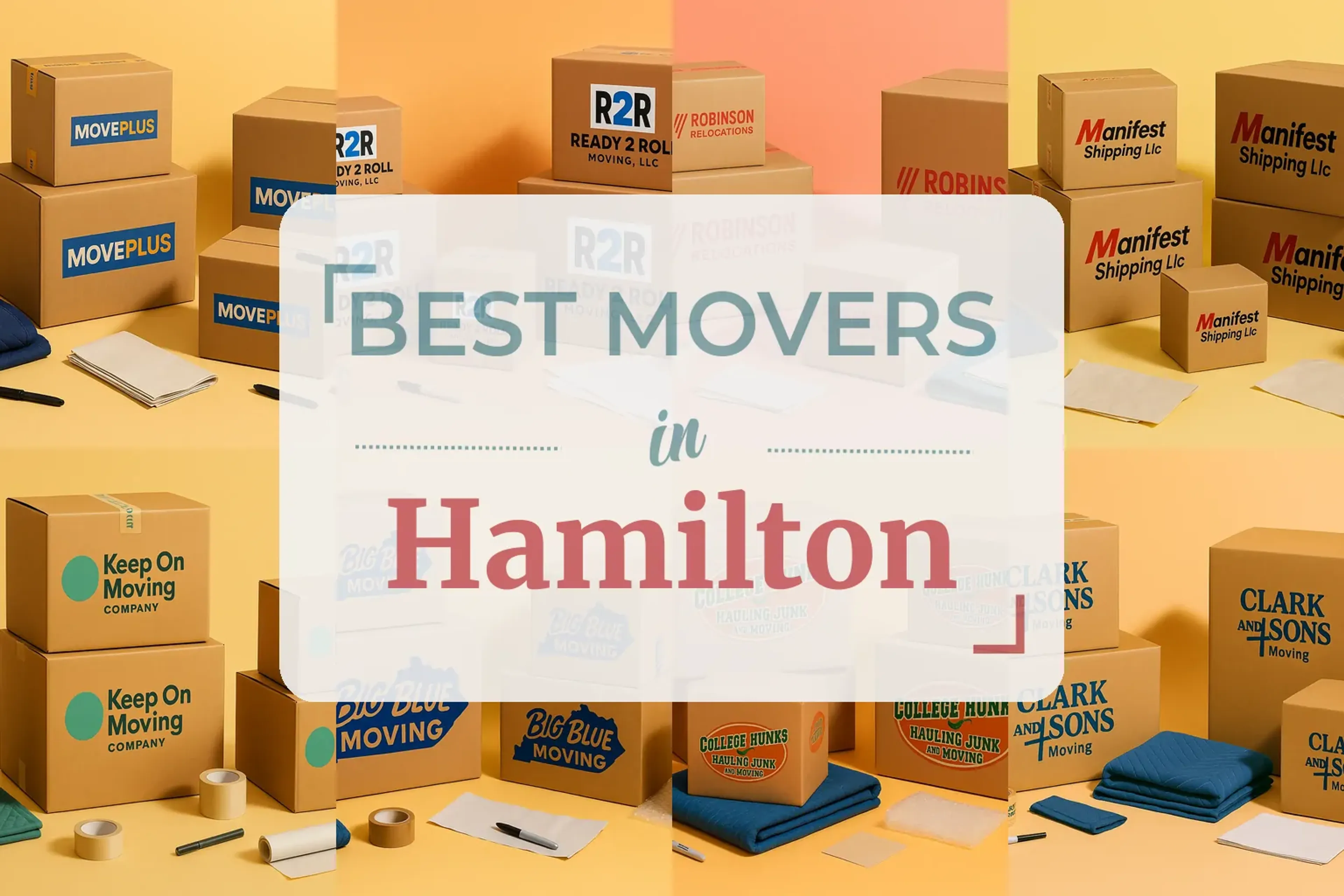 Side-by-side comparison of Hamilton moving companies