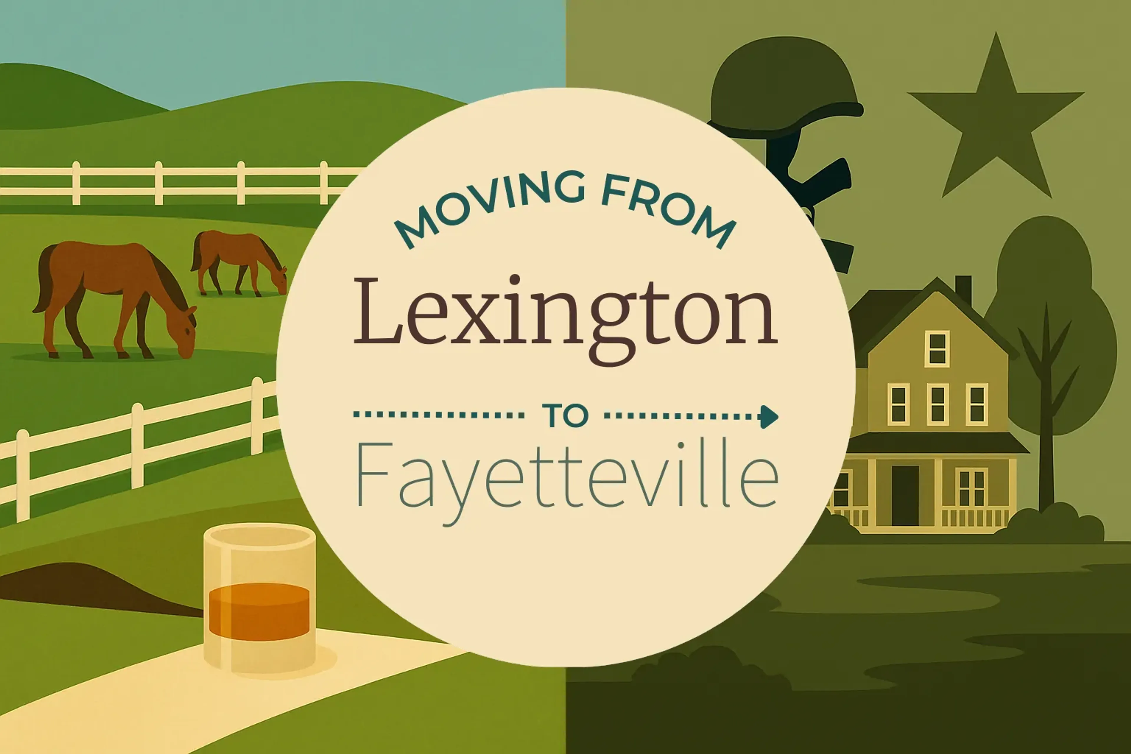 Side-by-side comparison of Lexington to Fayetteville moving companies