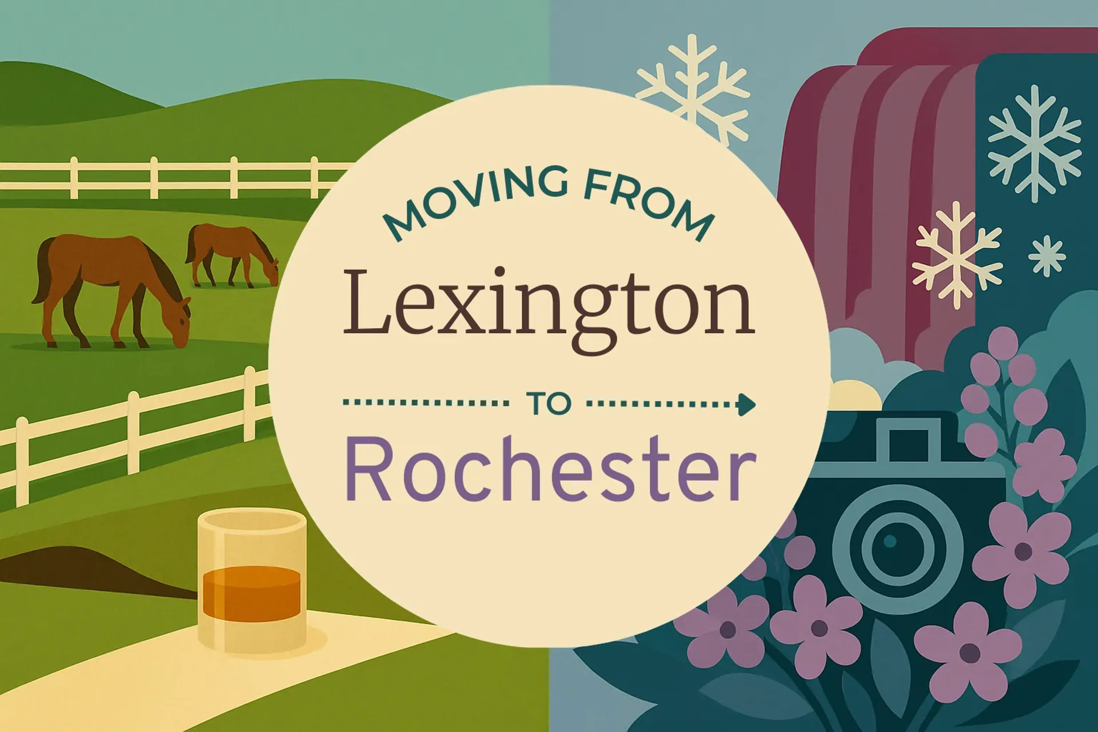 Side-by-side comparison of Lexington to Rochester moving companies