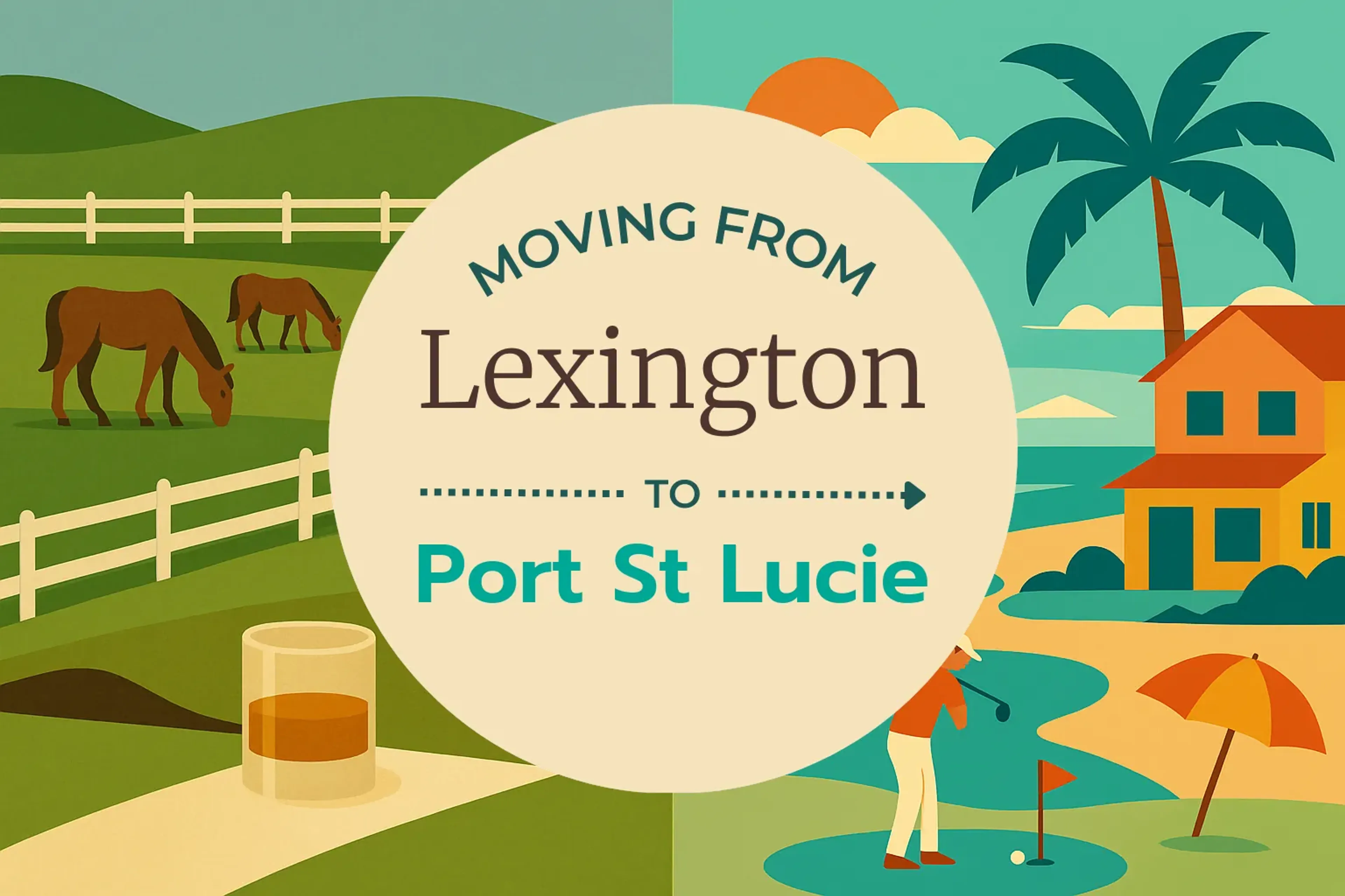 Side-by-side comparison of Lexington to Port St. Lucie moving companies