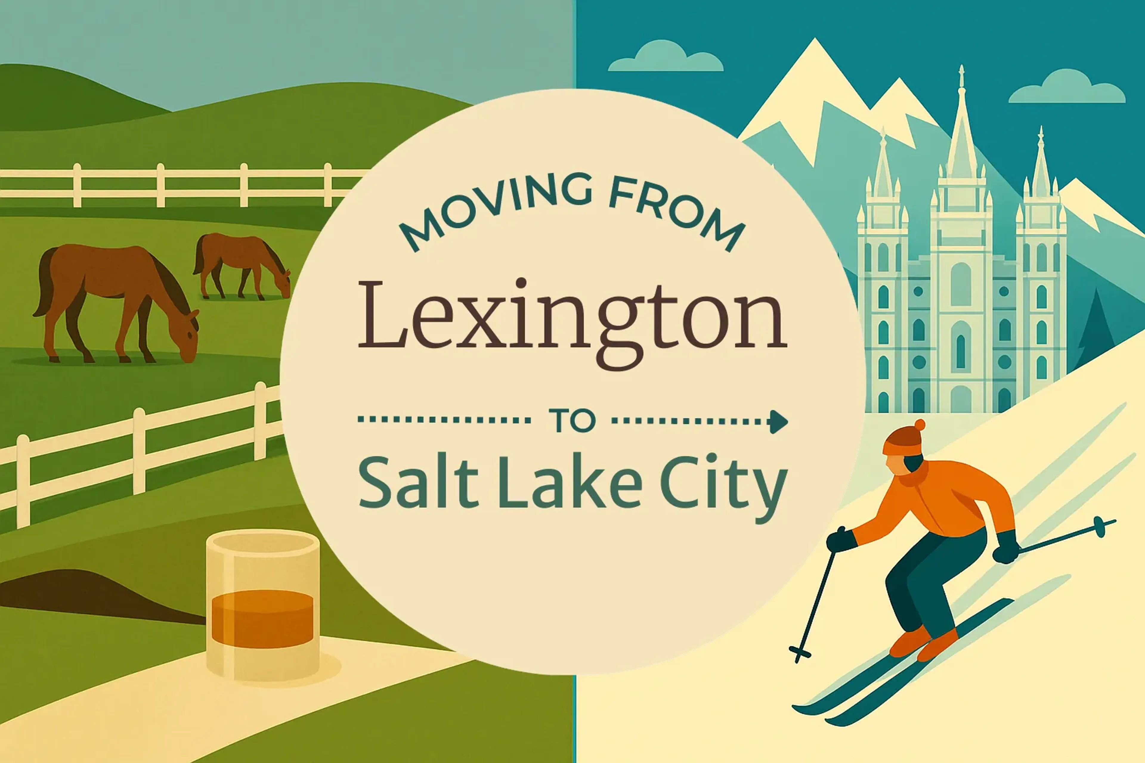 Side-by-side comparison of Lexington to Salt Lake City moving companies