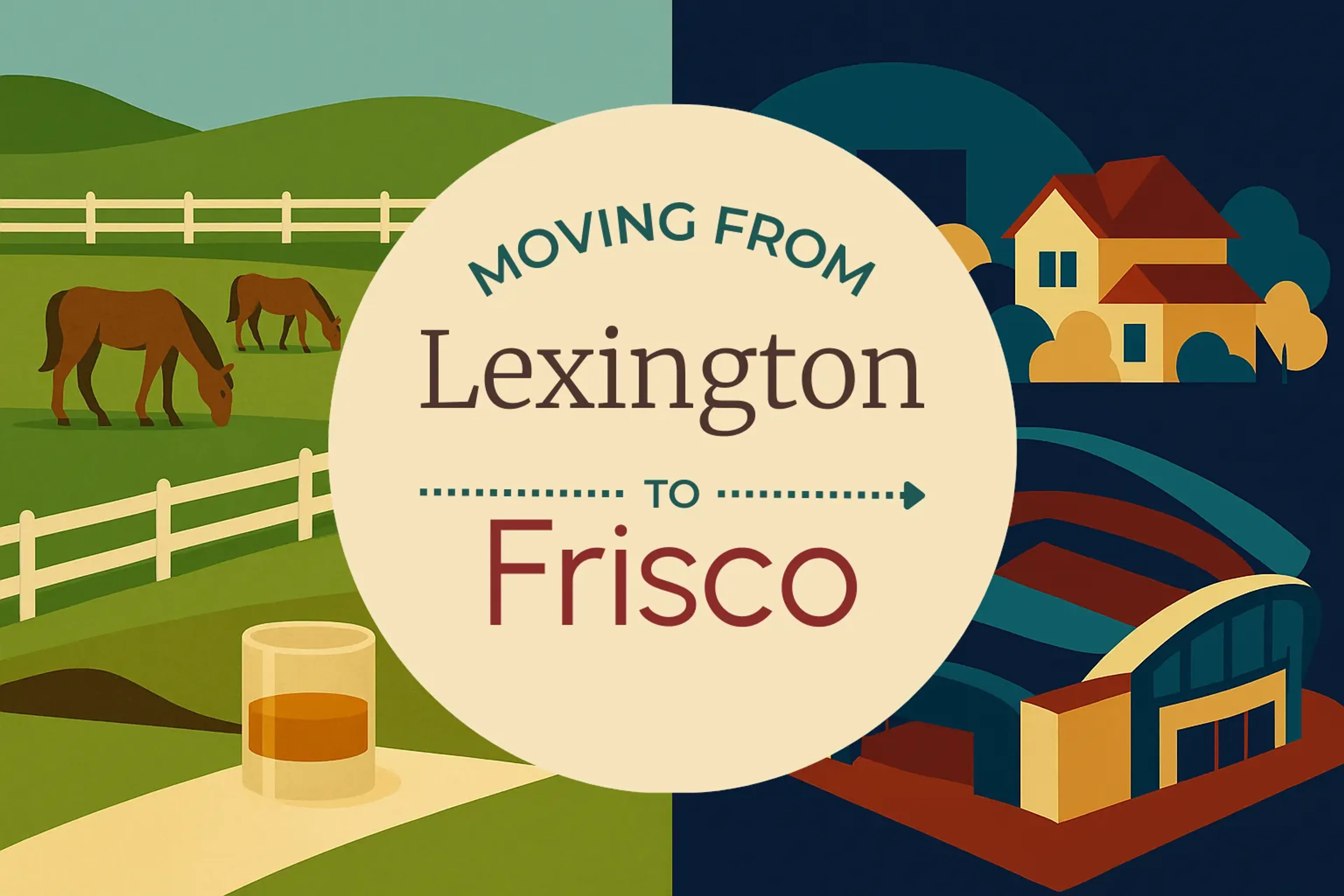 Side-by-side comparison of Lexington to Frisco moving companies