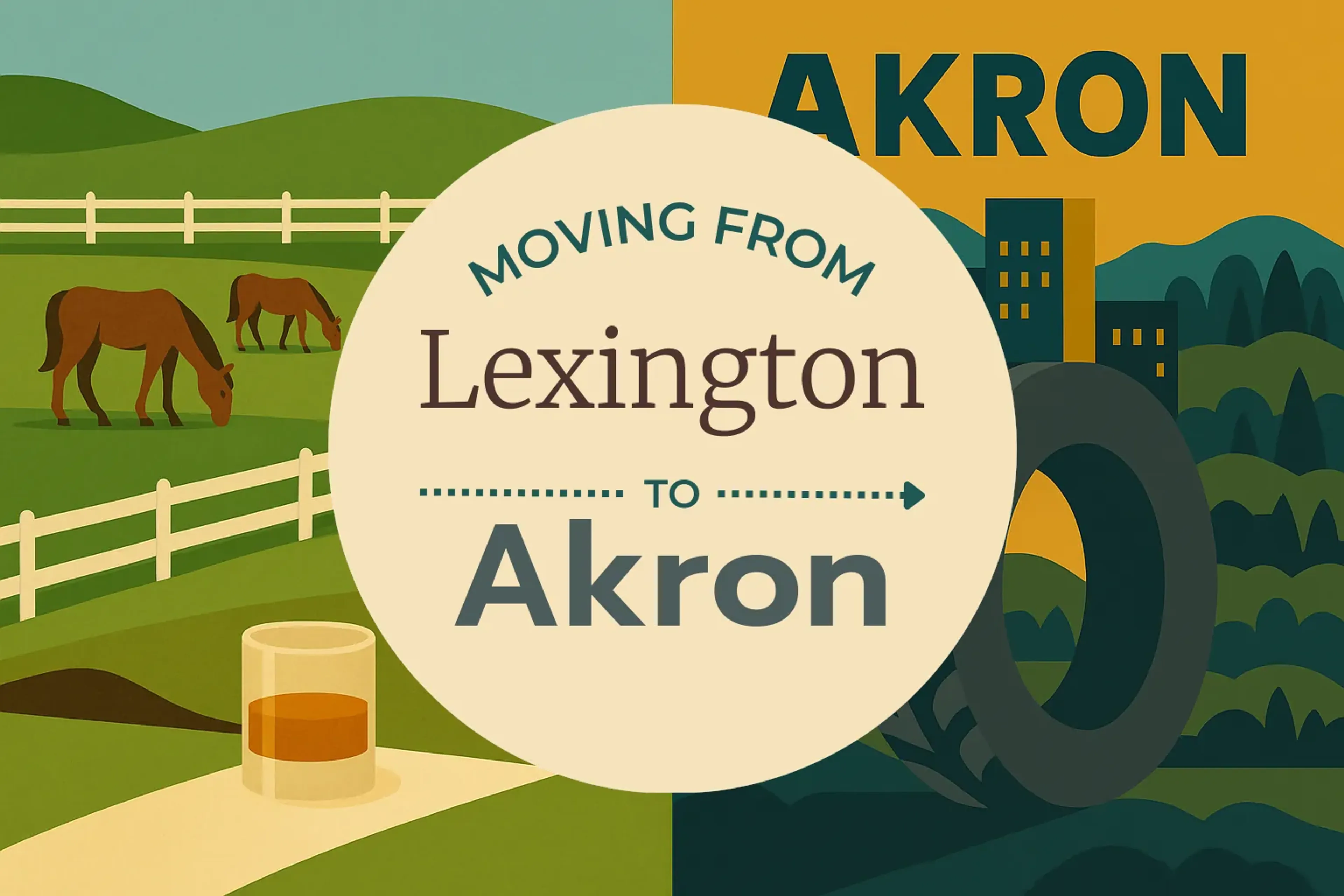 Side-by-side comparison of Lexington to Akron moving companies