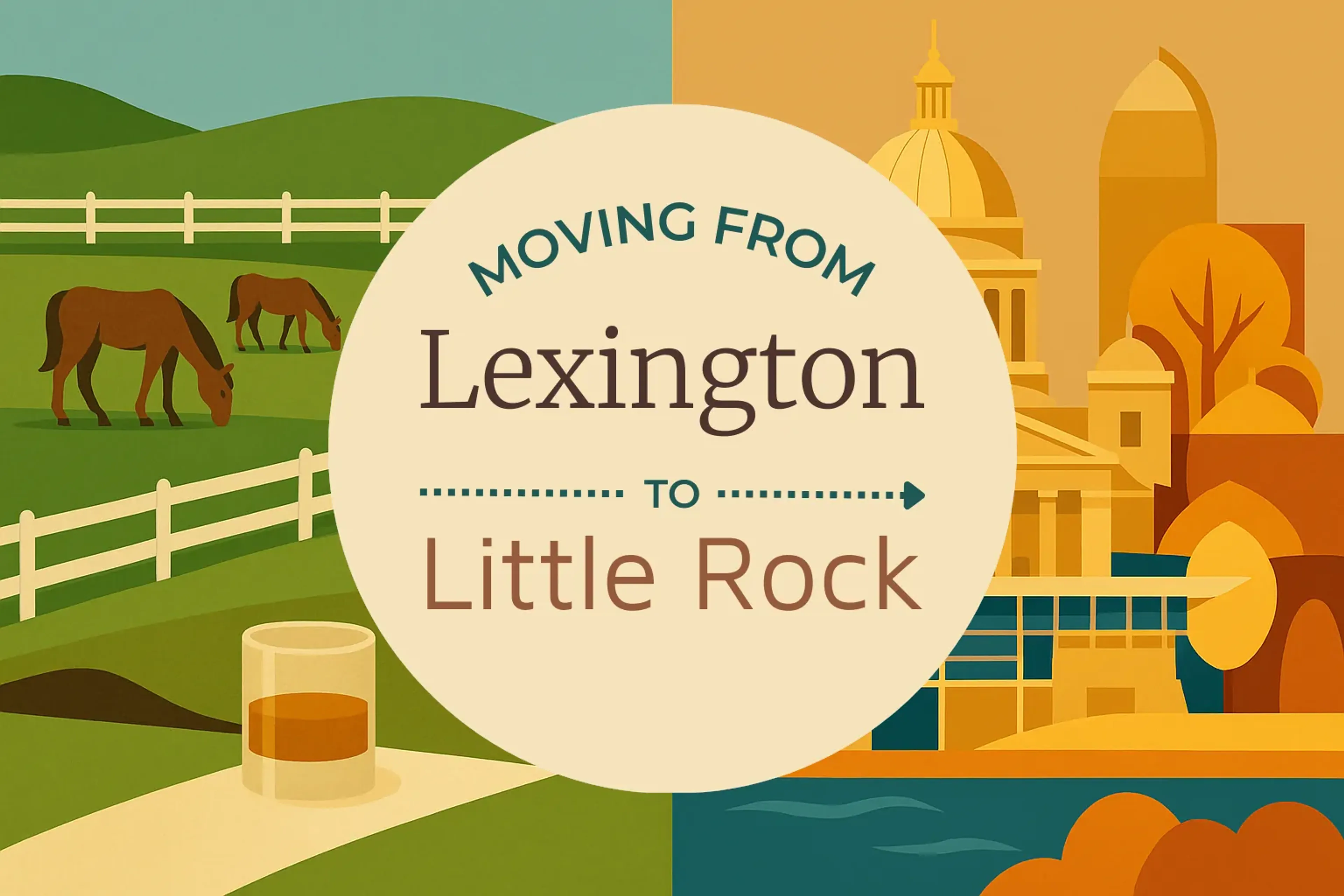 Side-by-side comparison of Lexington to Little Rock moving companies