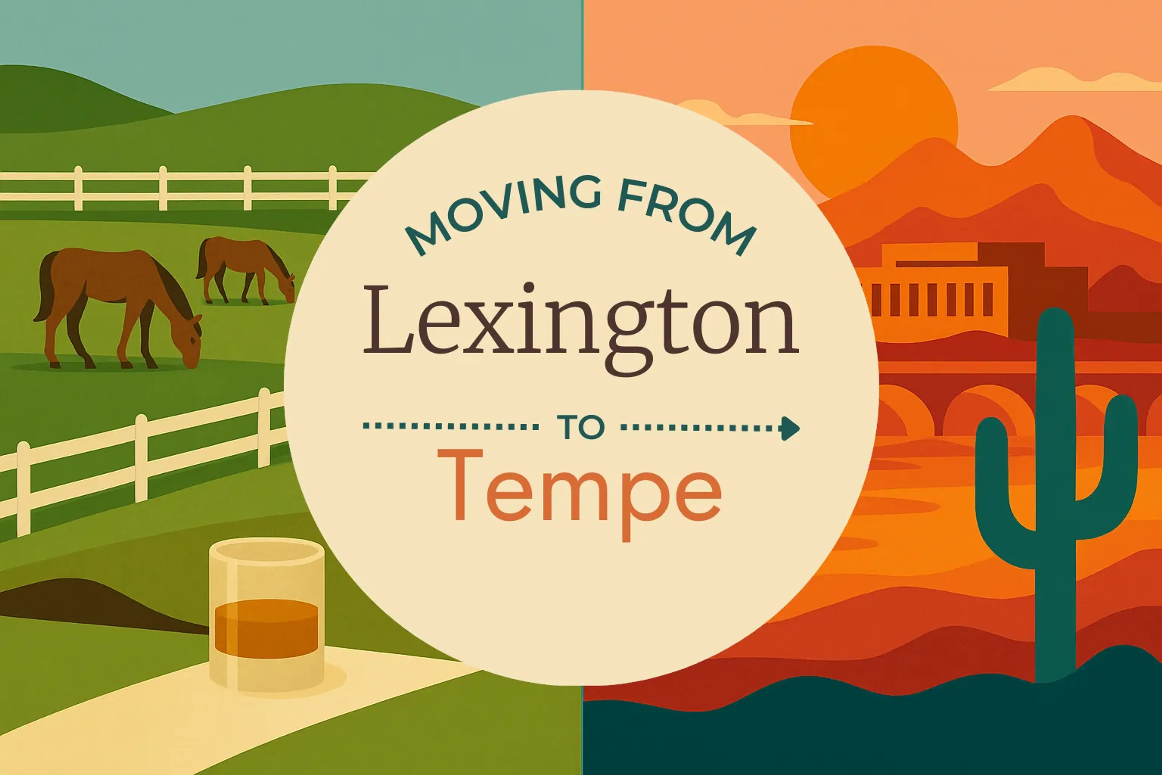 Side-by-side comparison of Lexington to Tempe moving companies