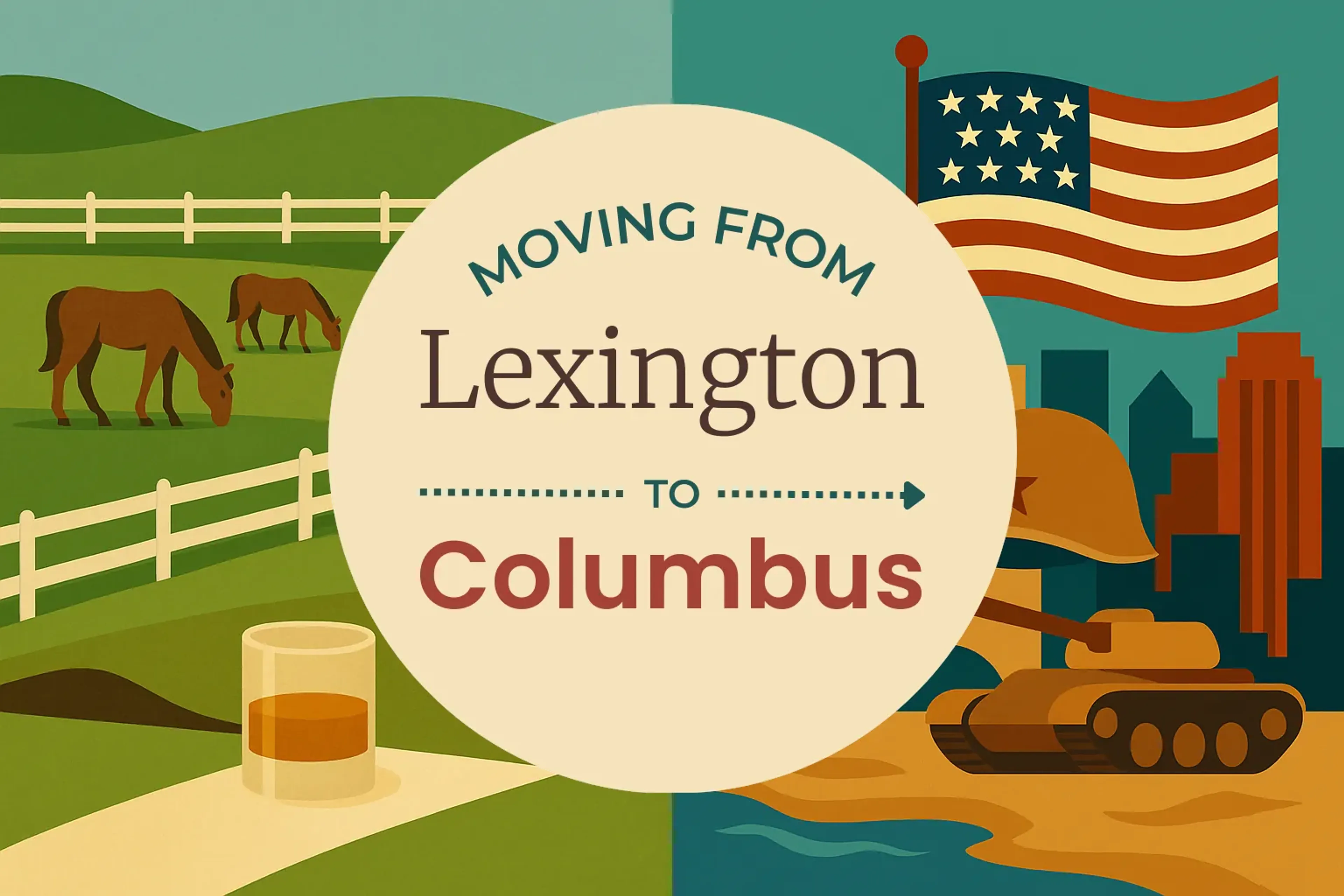 Side-by-side comparison of Lexington to Columbus moving companies