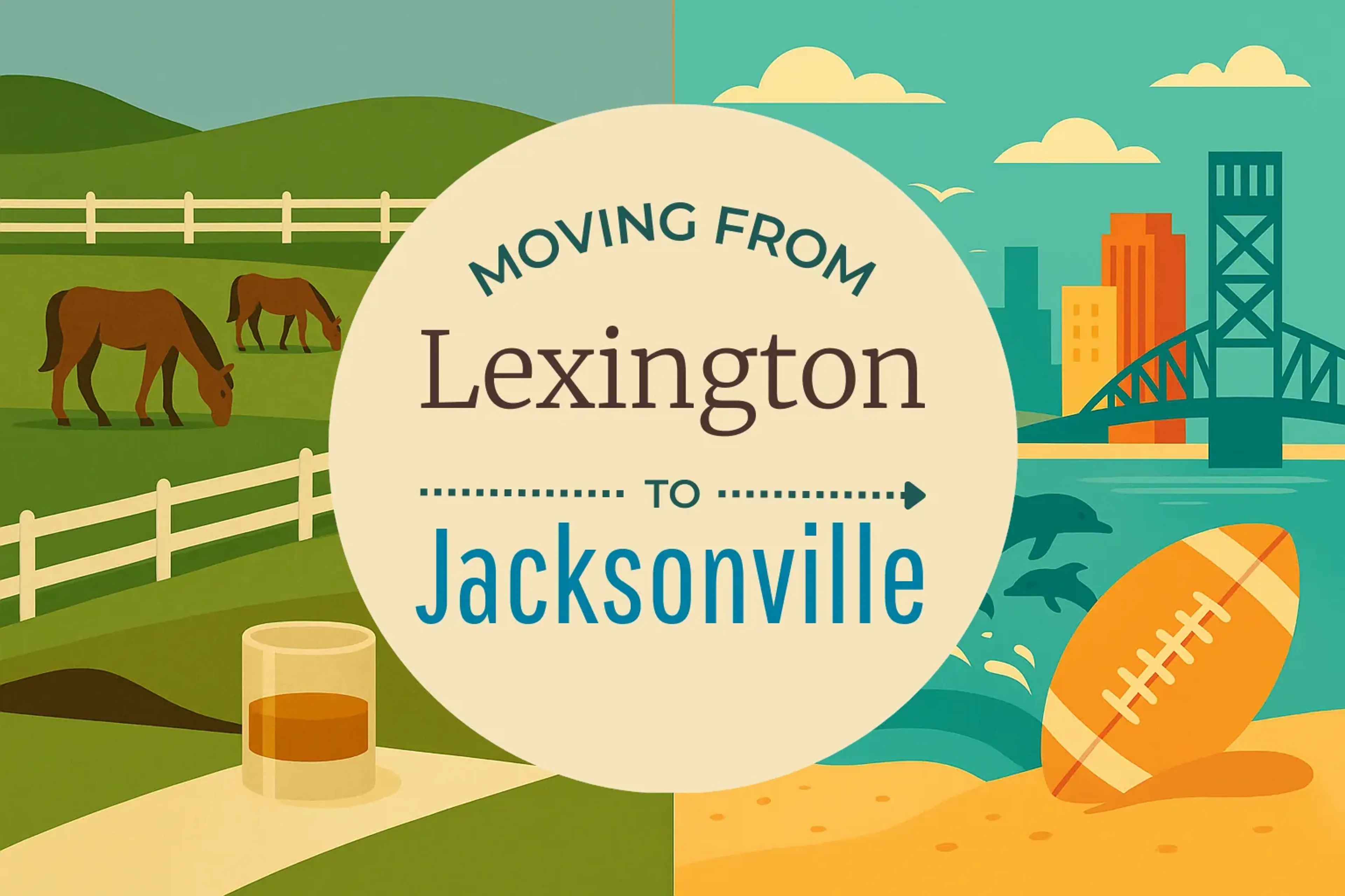 Side-by-side comparison of Lexington to Jacksonville moving companies