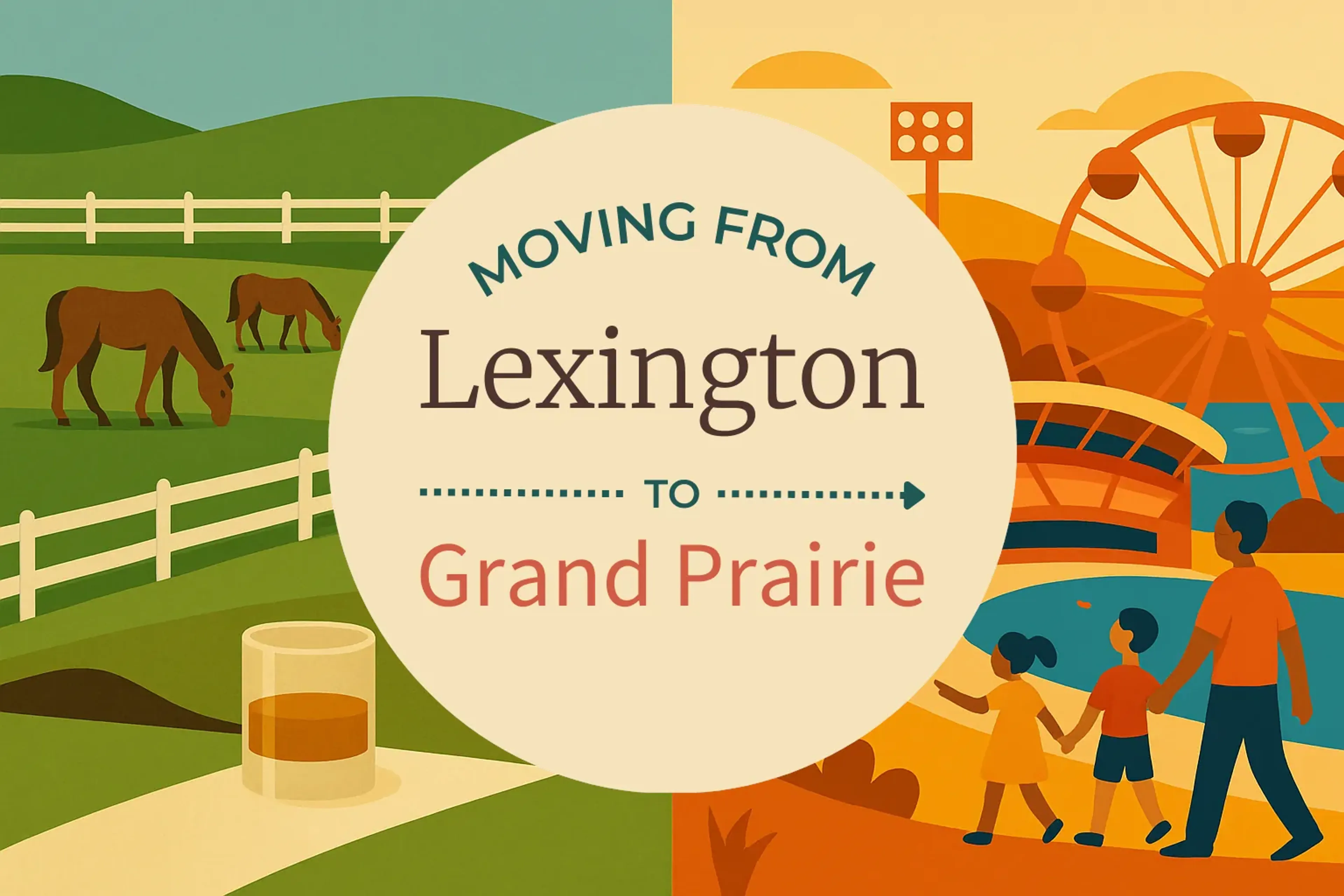 Side-by-side comparison of Lexington to Grand Prairie moving companies