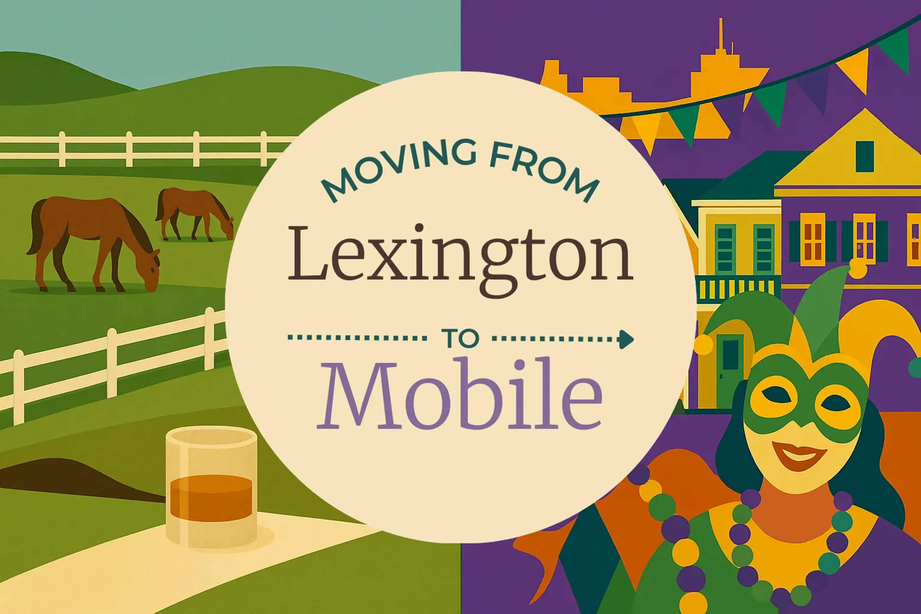 Side-by-side comparison of Lexington to Mobile moving companies