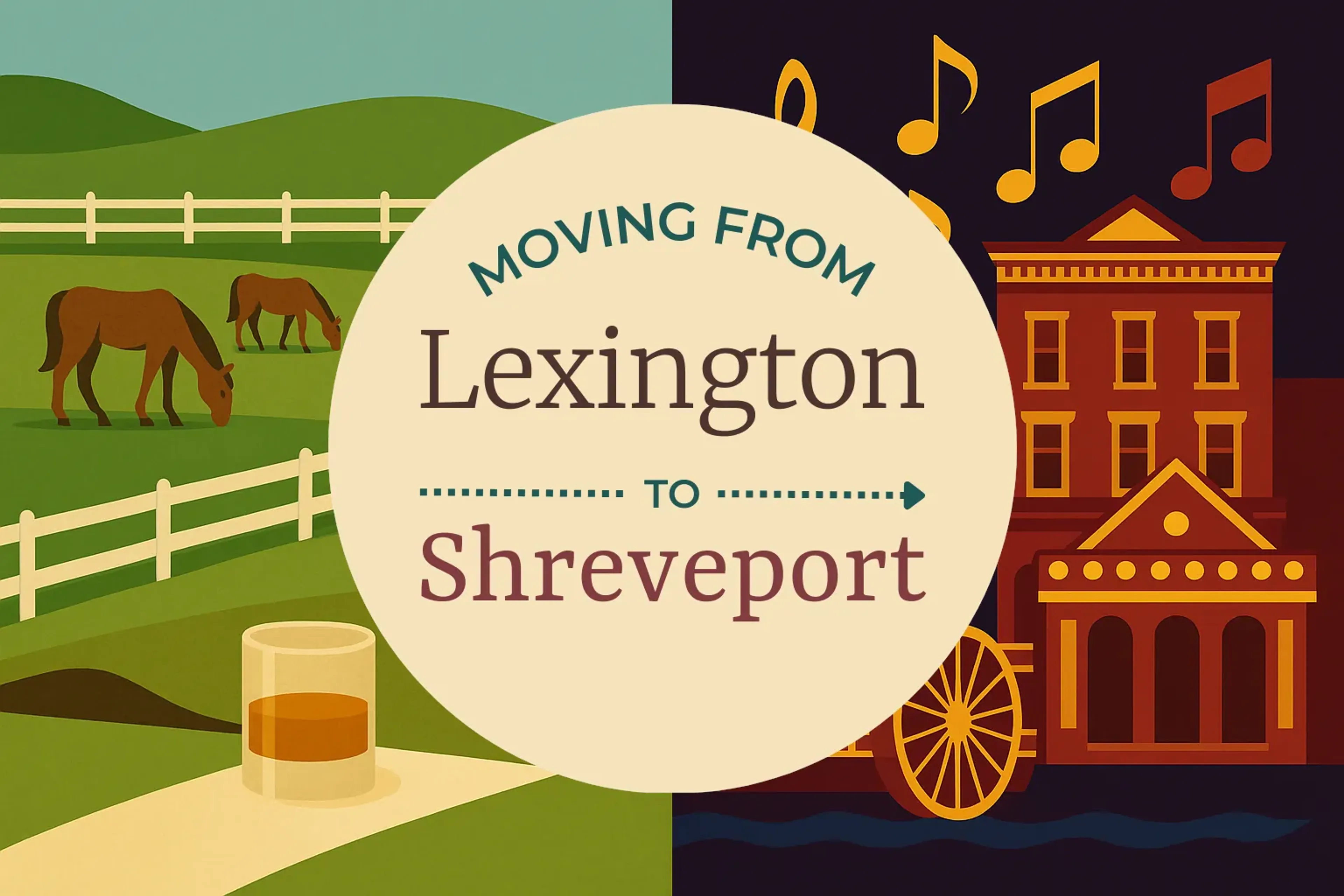 Side-by-side comparison of Lexington to Shreveport moving companies