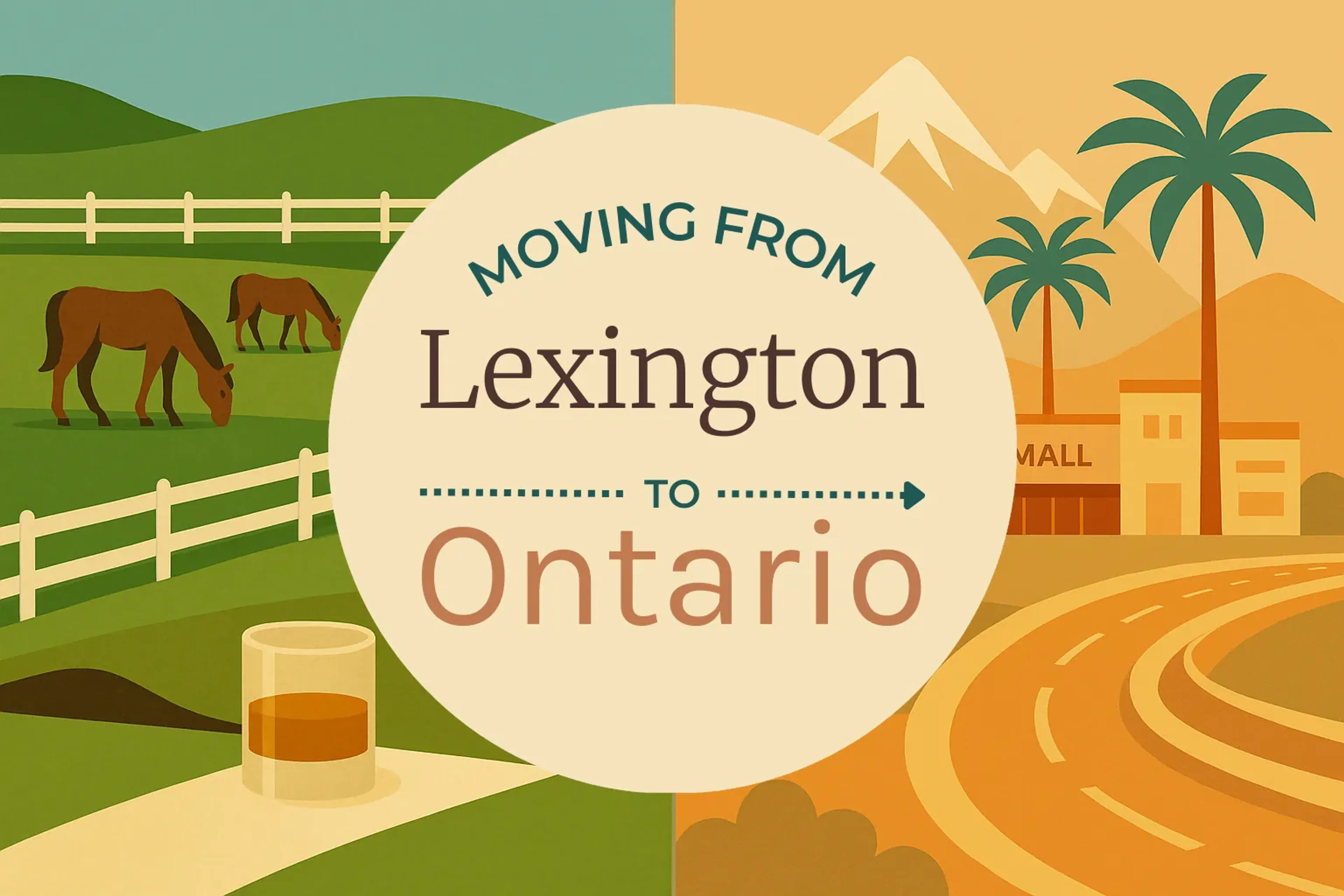 Side-by-side comparison of Lexington to Ontario moving companies