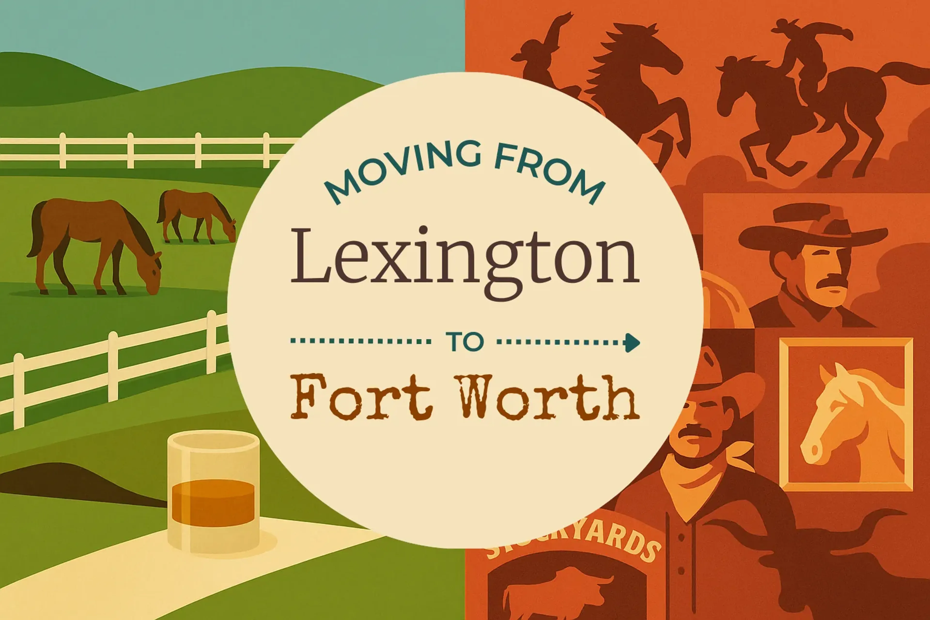Side-by-side comparison of Lexington to Fort Worth moving companies