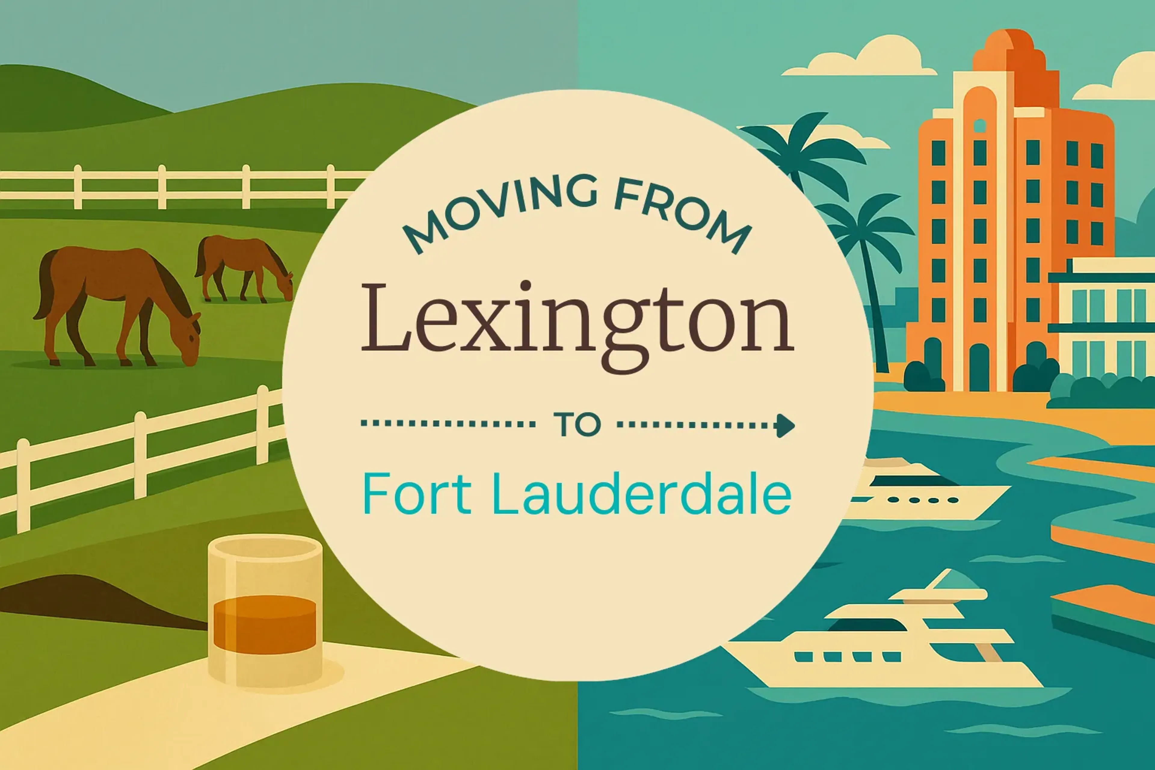 Side-by-side comparison of Lexington to Fort Lauderdale moving companies