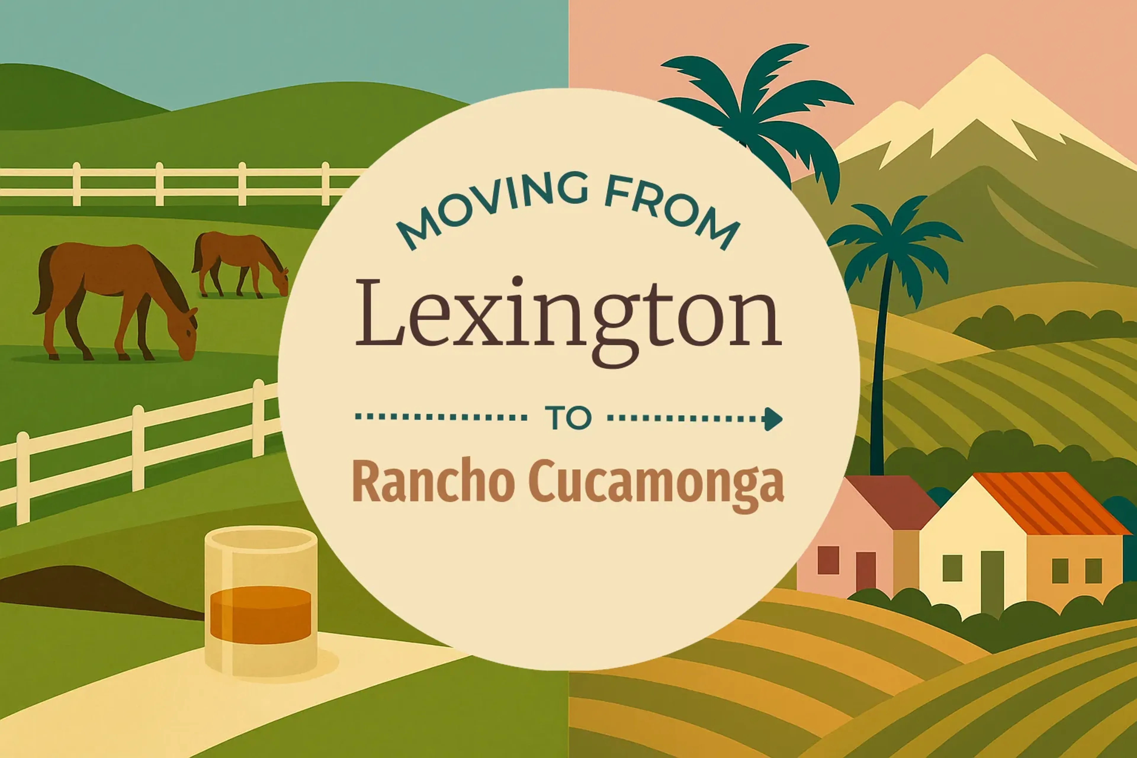 Side-by-side comparison of Lexington to Rancho Cucamonga moving companies