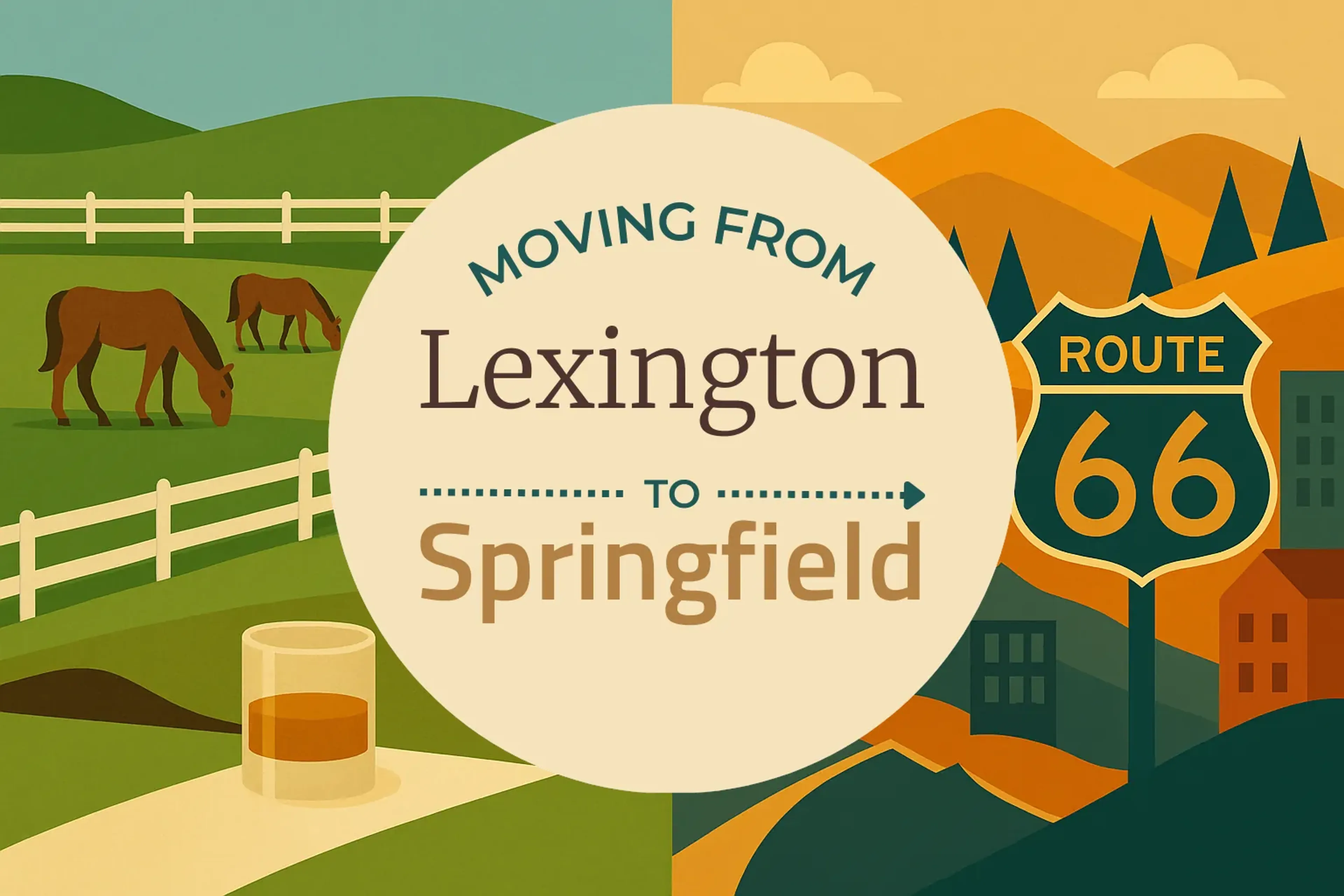 Side-by-side comparison of Lexington to Springfield moving companies