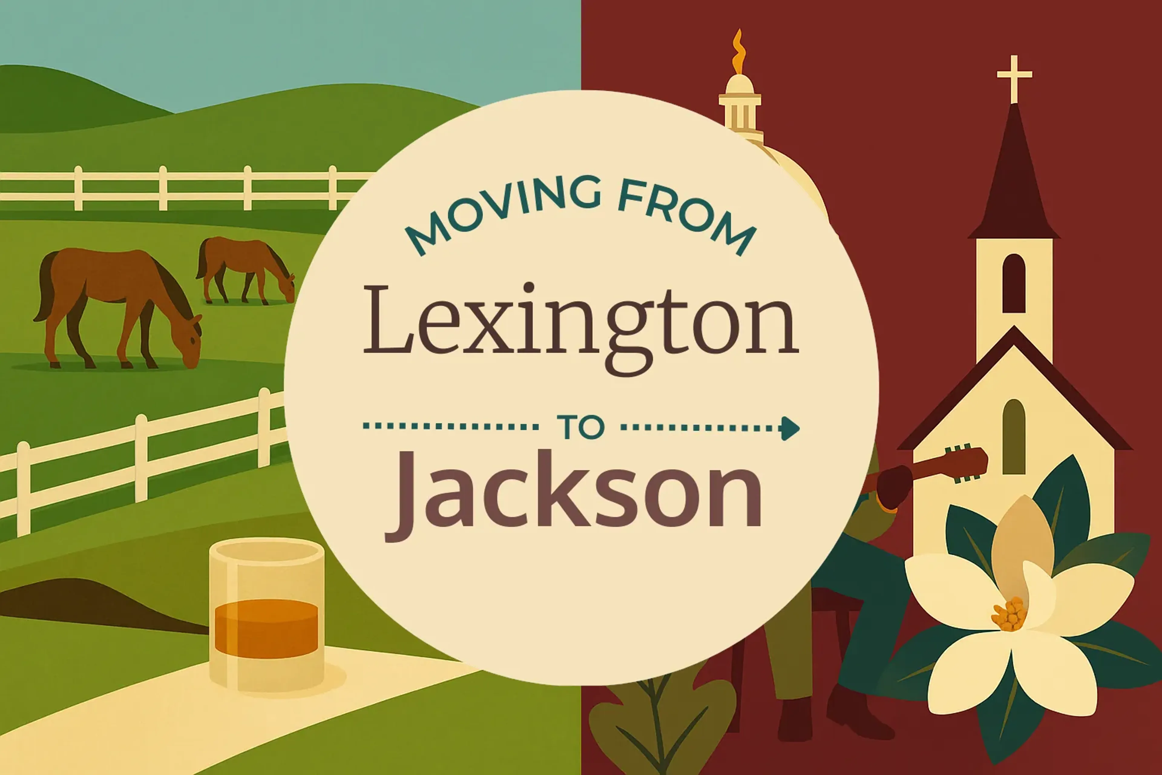Side-by-side comparison of Lexington to Jackson moving companies