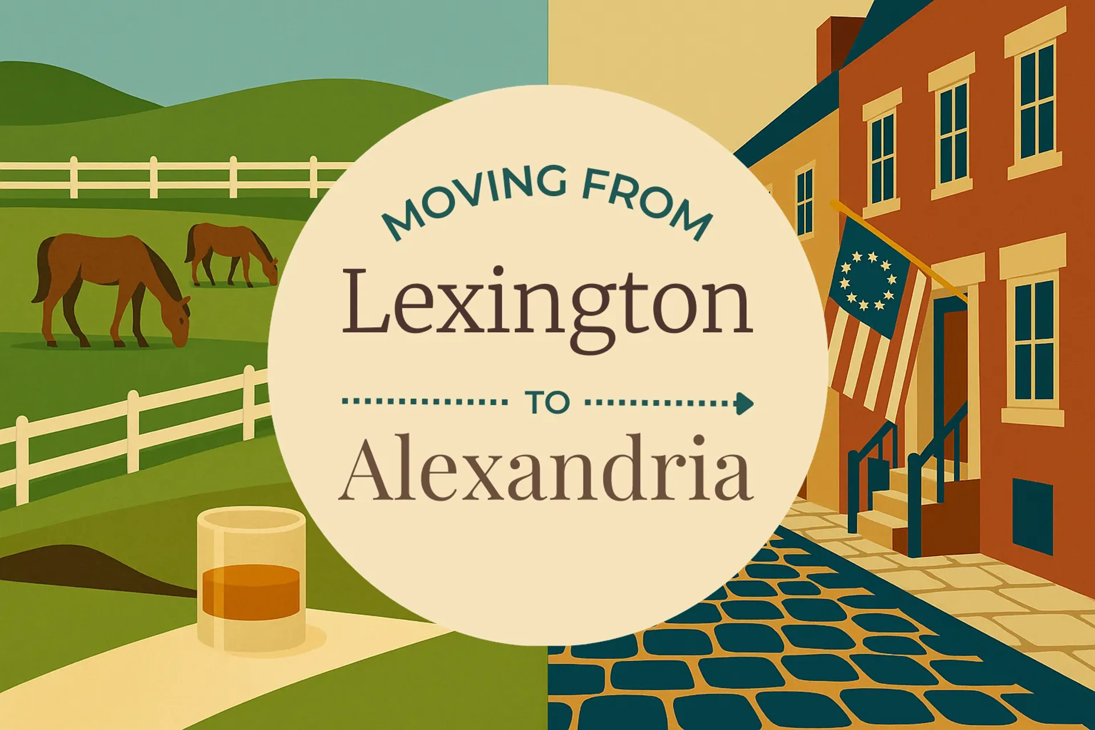 Side-by-side comparison of Lexington to Alexandria moving companies