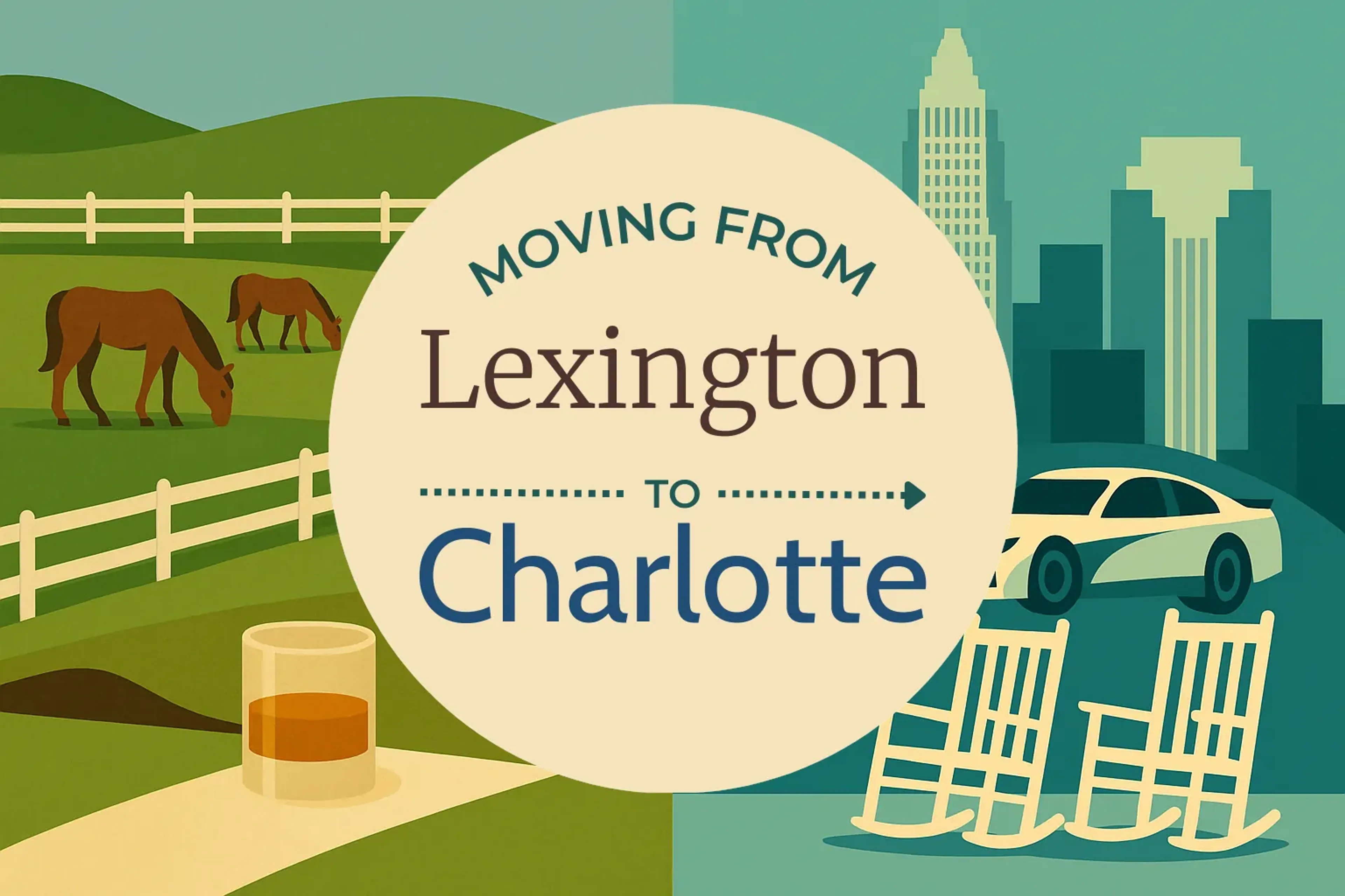 Side-by-side comparison of Lexington to Charlotte moving companies