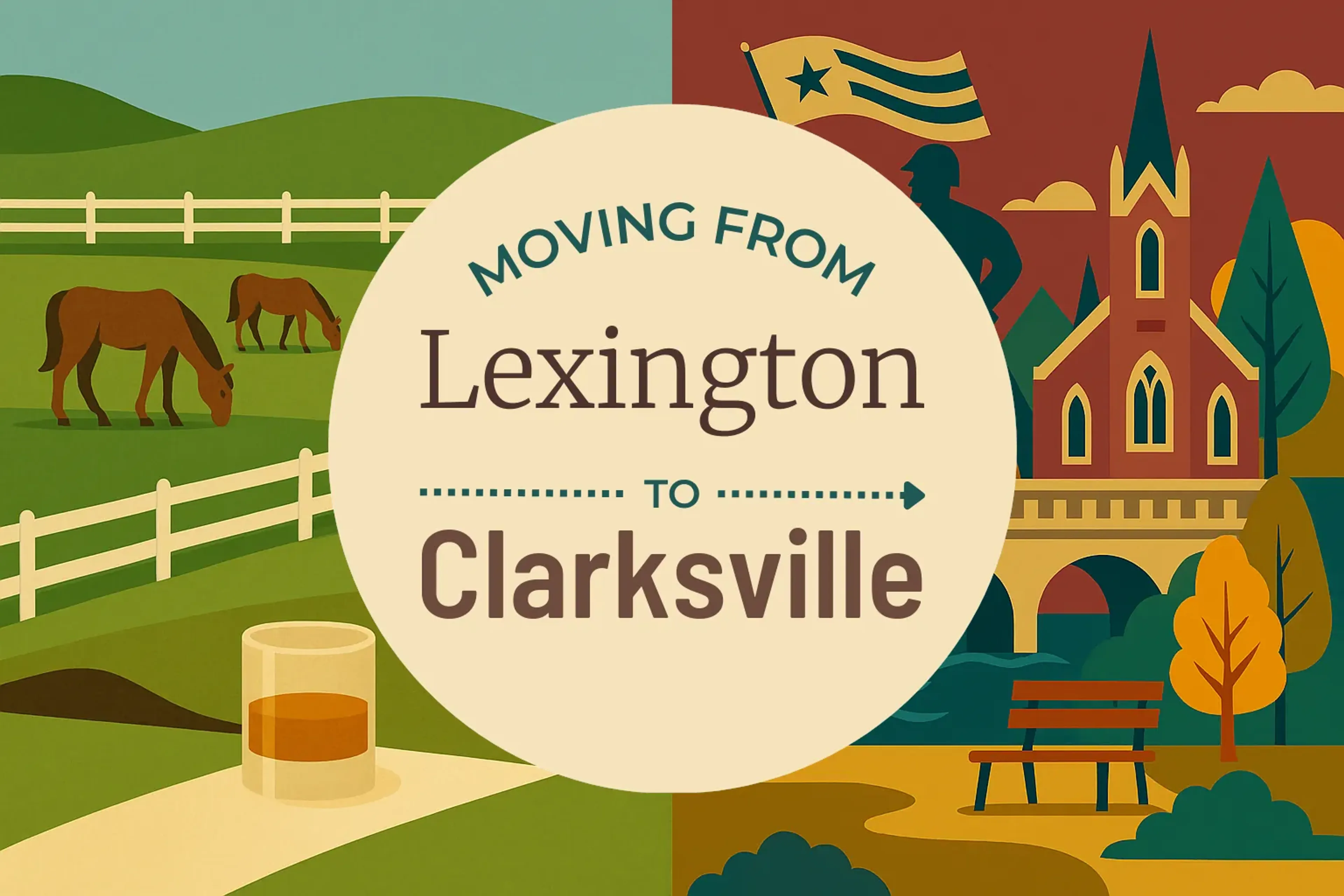 Side-by-side comparison of Lexington to Clarksville moving companies