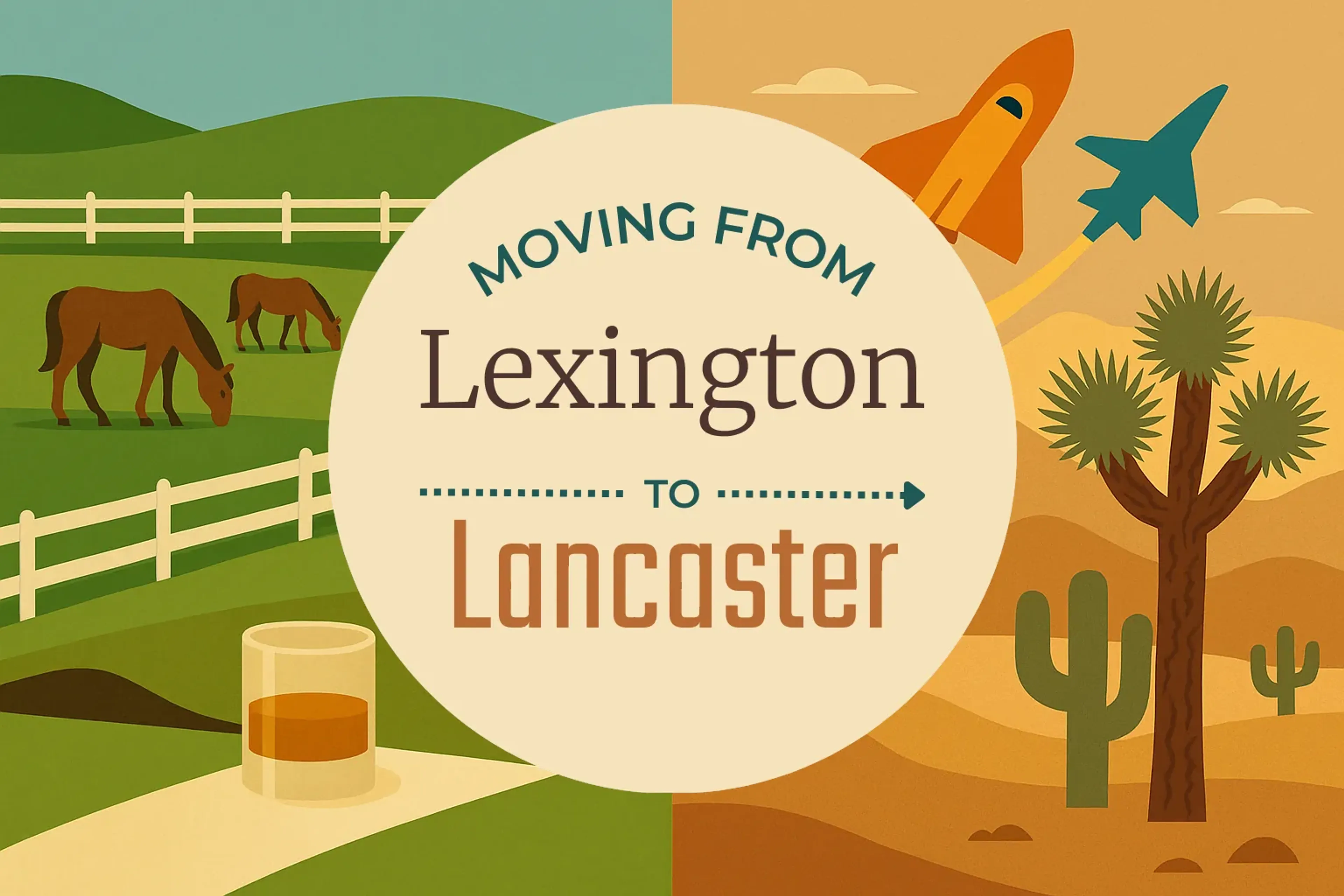 Side-by-side comparison of Lexington to Lancaster moving companies