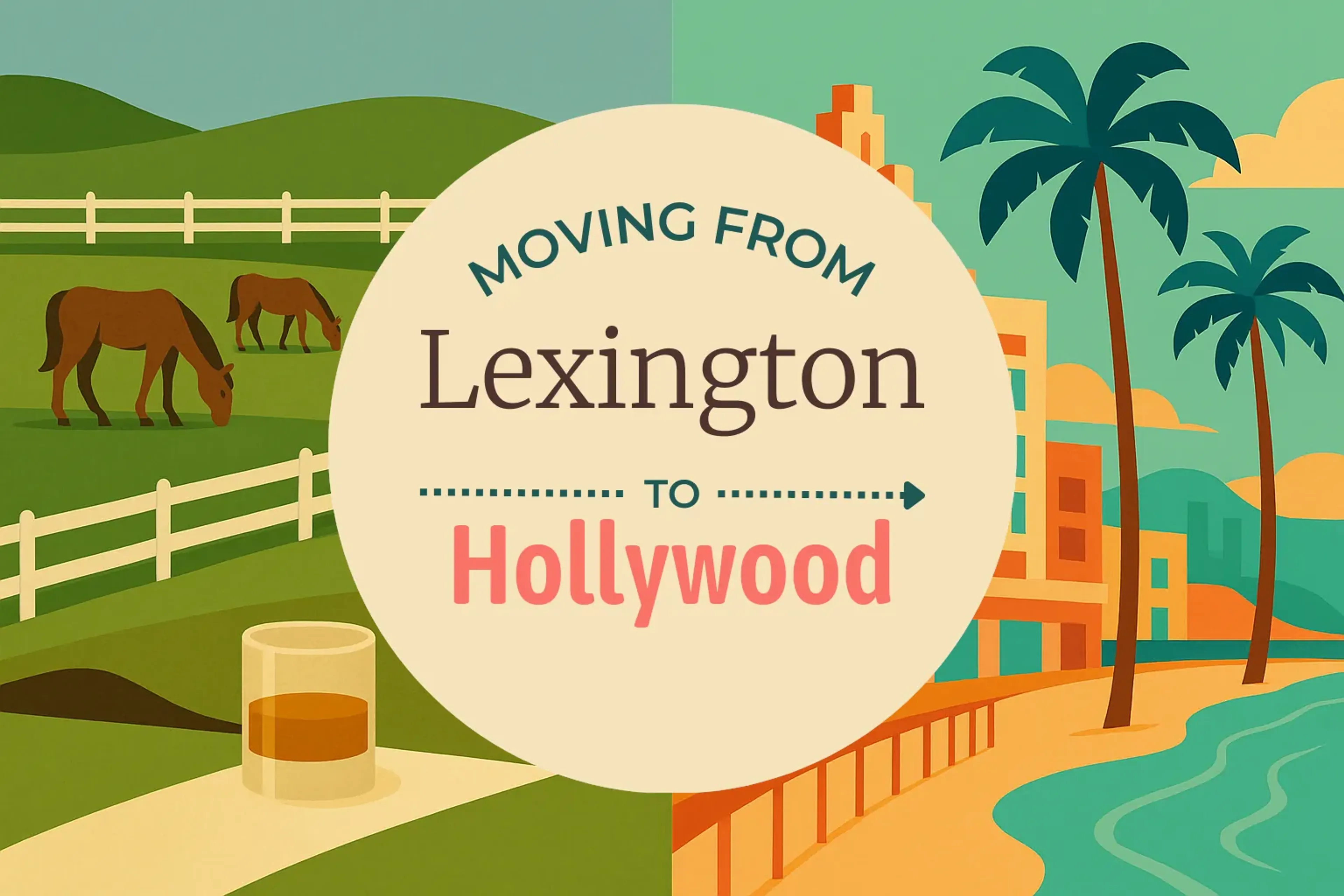 Side-by-side comparison of Lexington to Hollywood moving companies