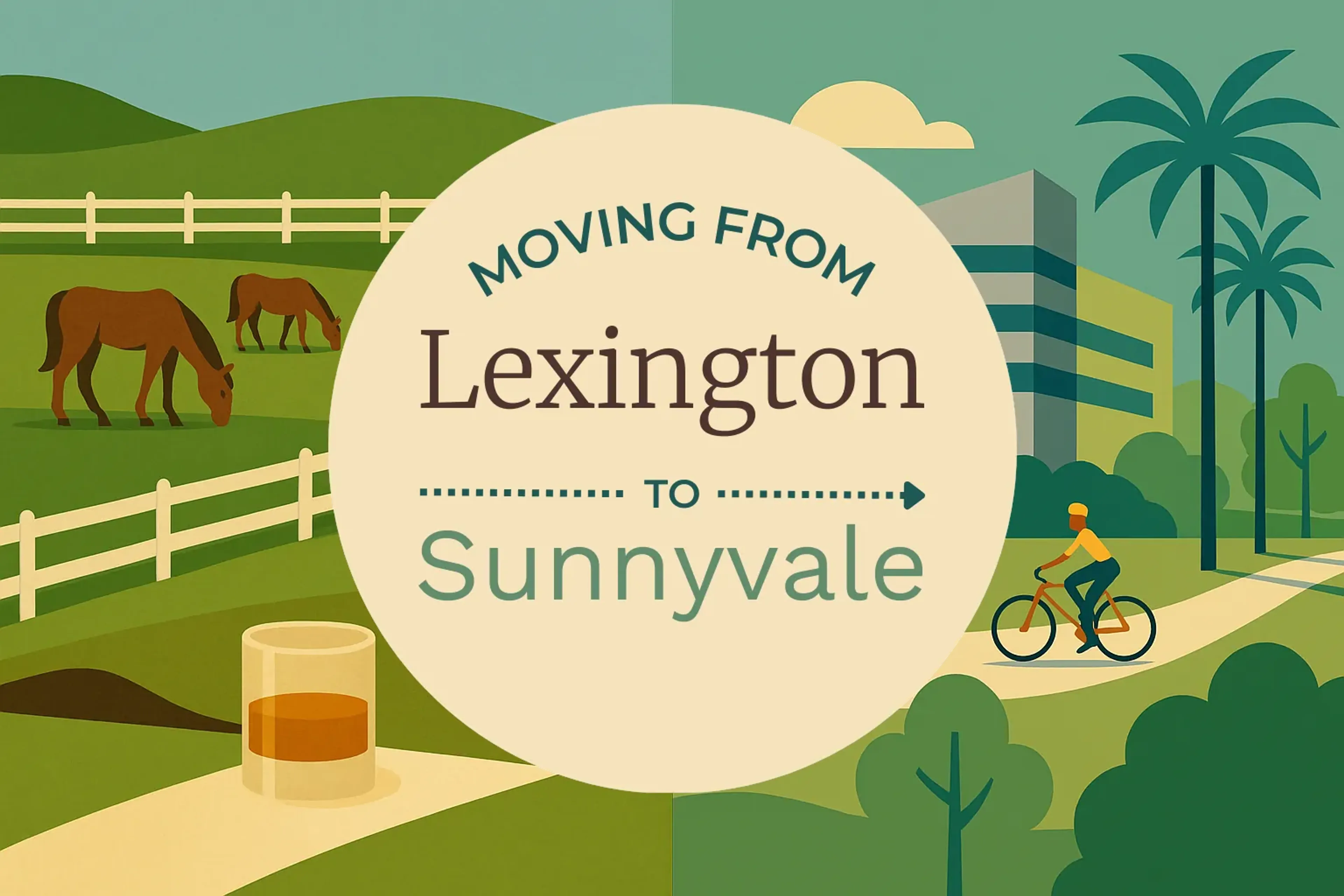 Side-by-side comparison of Lexington to Sunnyvale moving companies