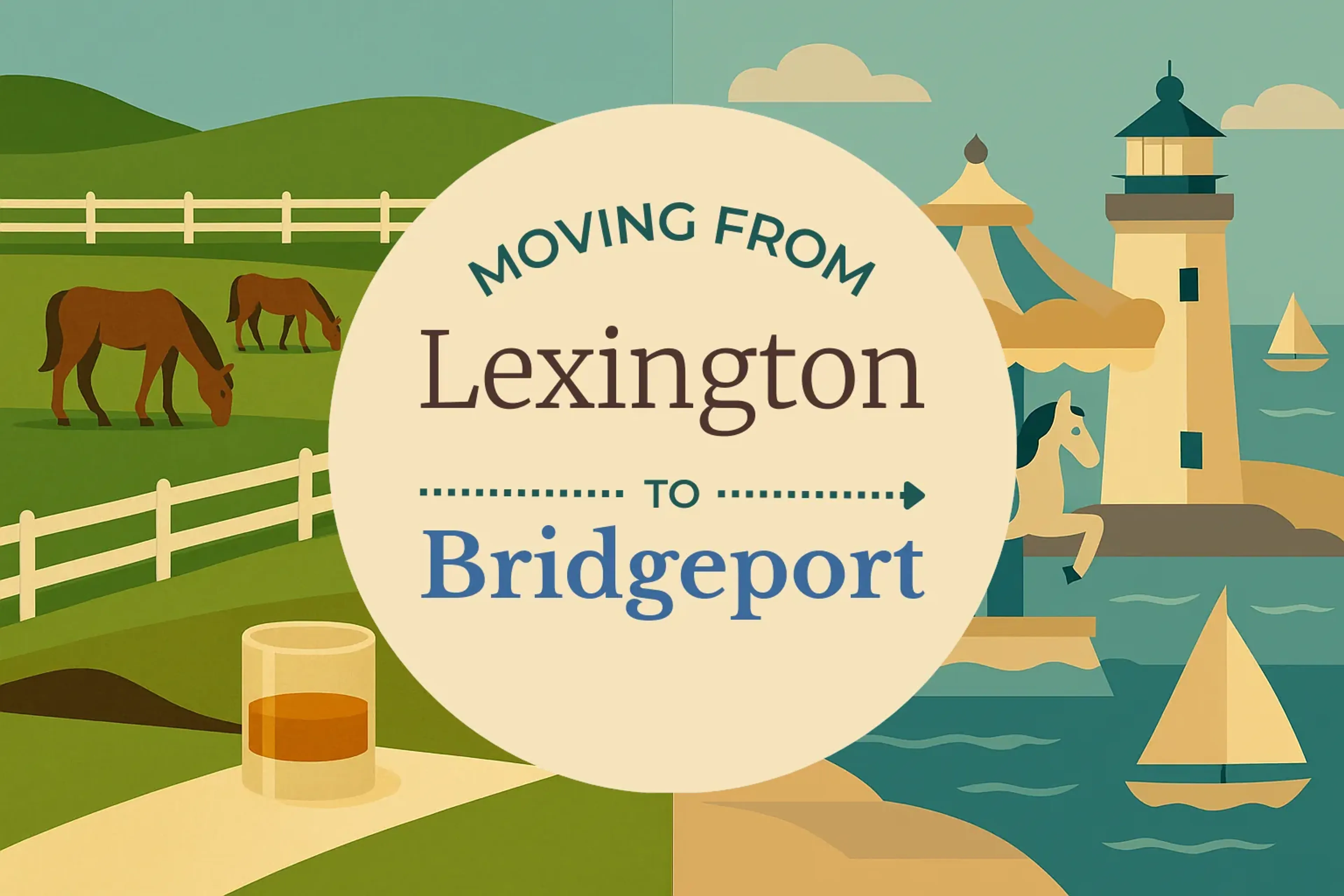 Side-by-side comparison of Lexington to Bridgeport moving companies
