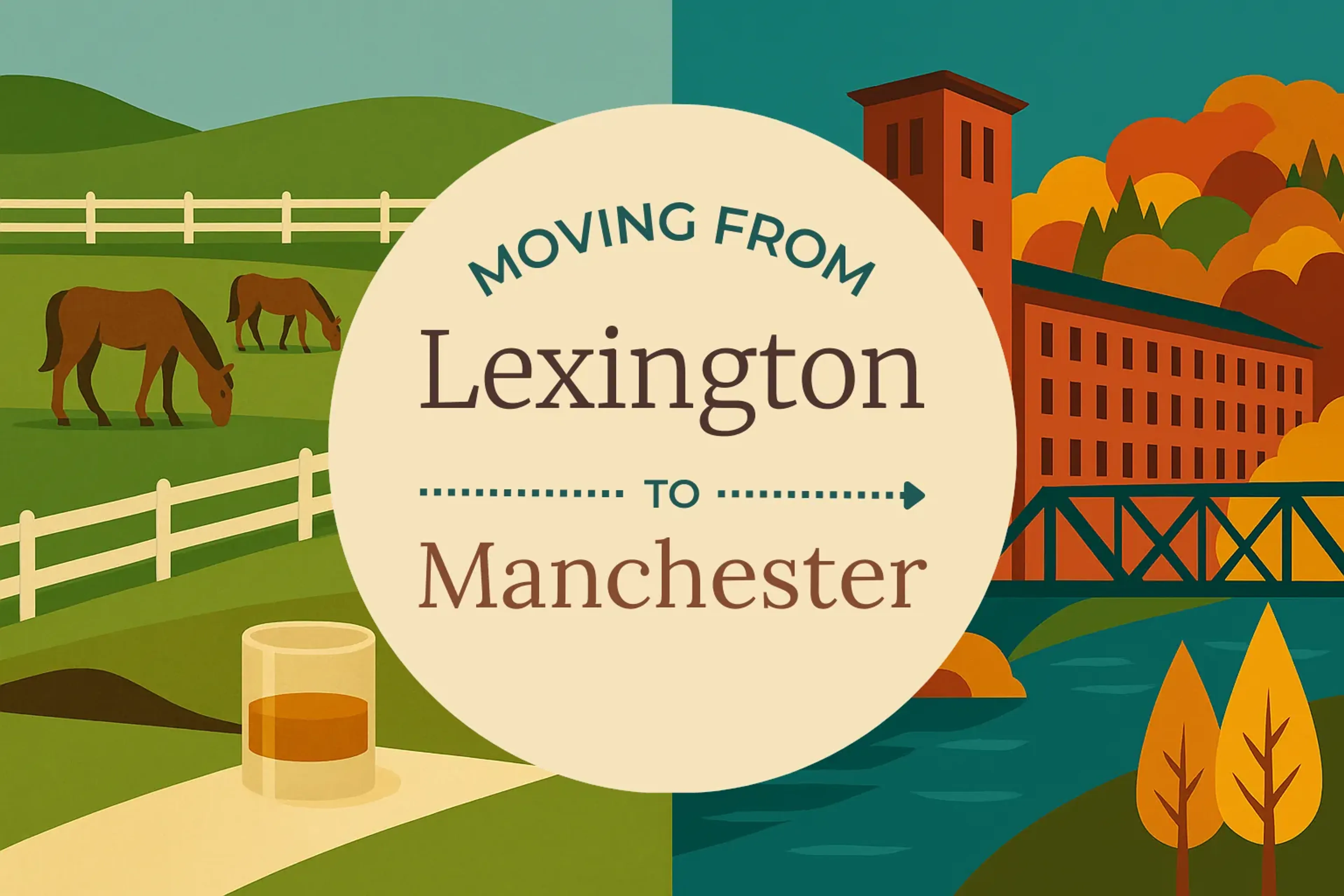 Side-by-side comparison of Lexington to Manchester moving companies