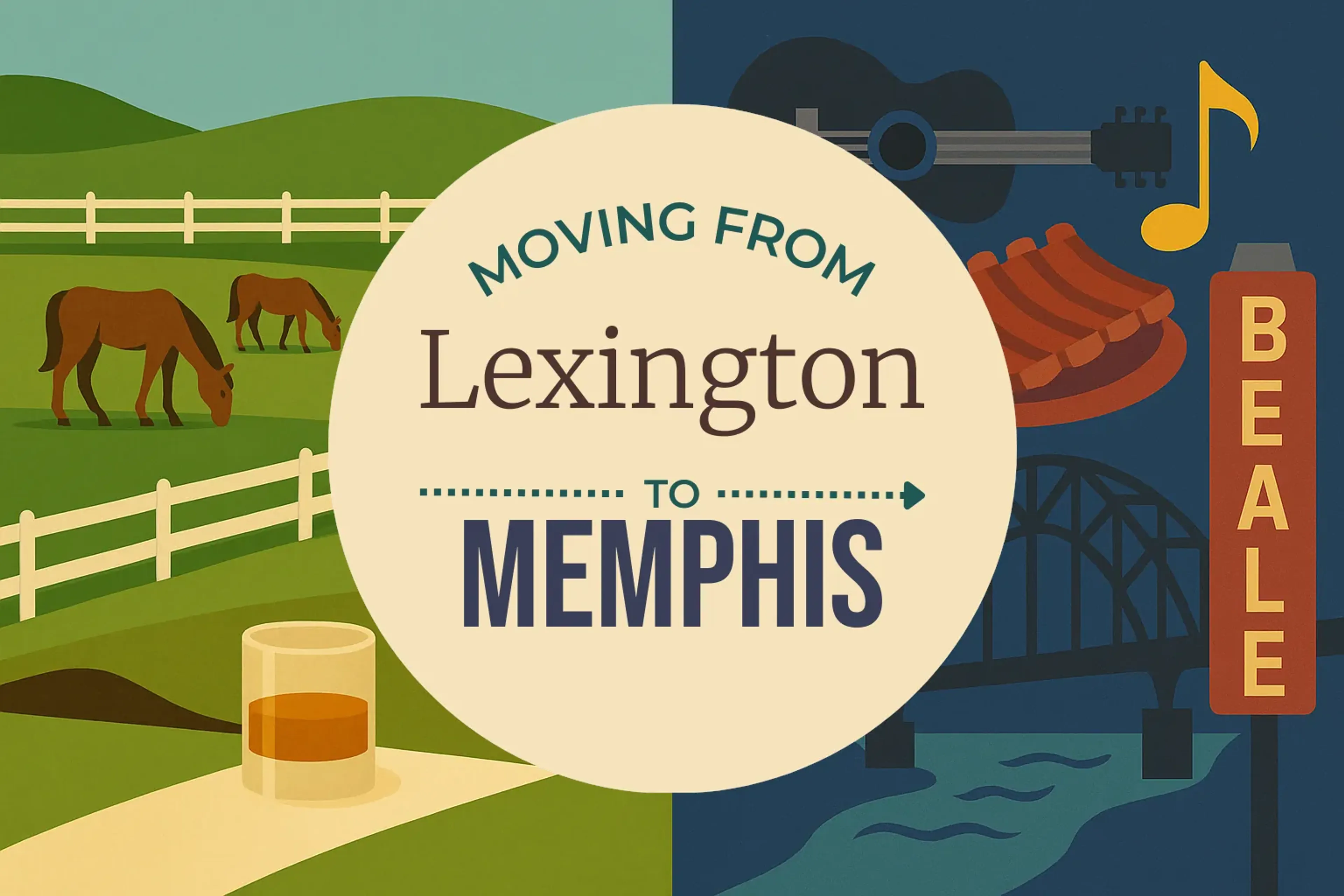 Side-by-side comparison of Lexington to Memphis moving companies