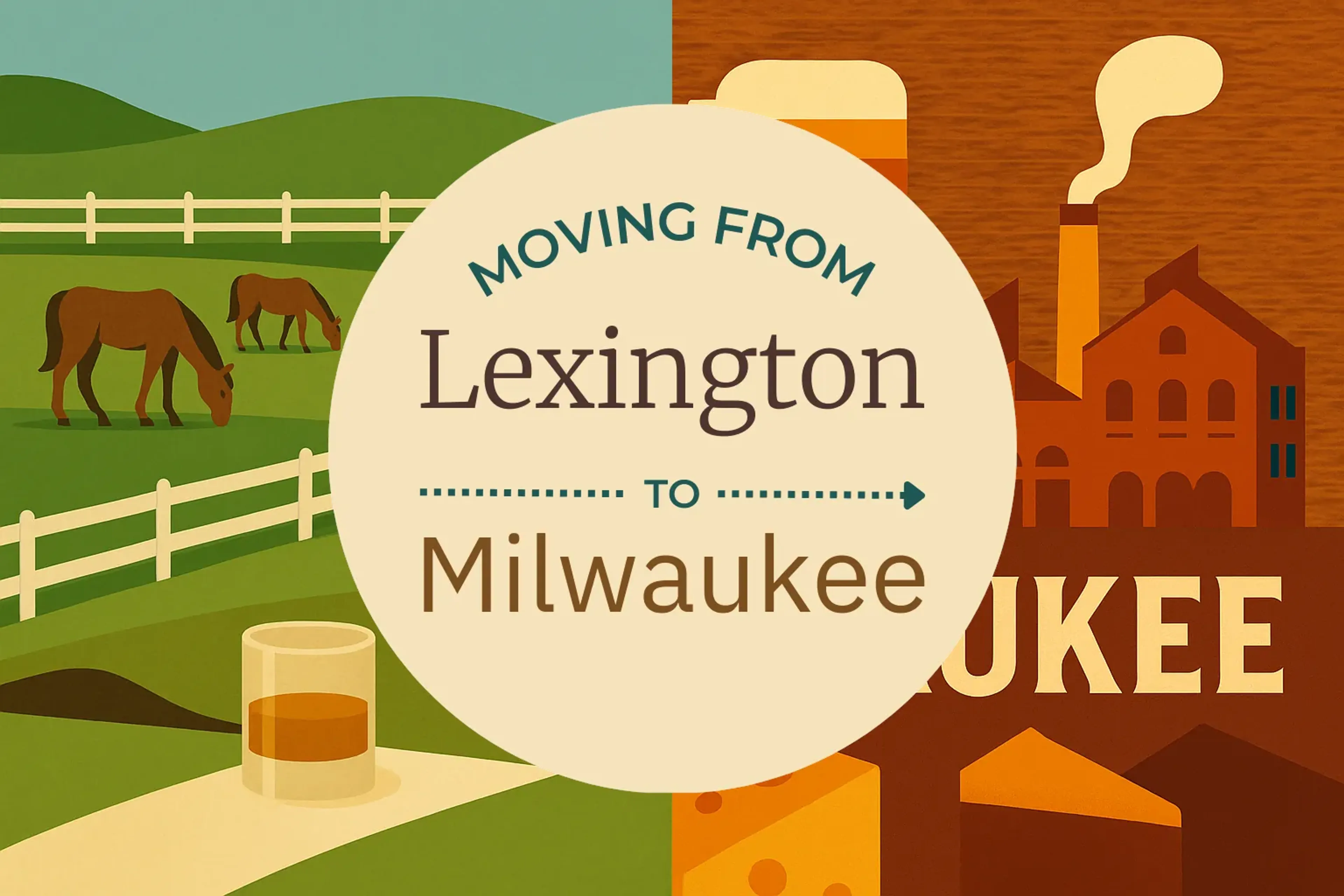 Side-by-side comparison of Lexington to Milwaukee moving companies