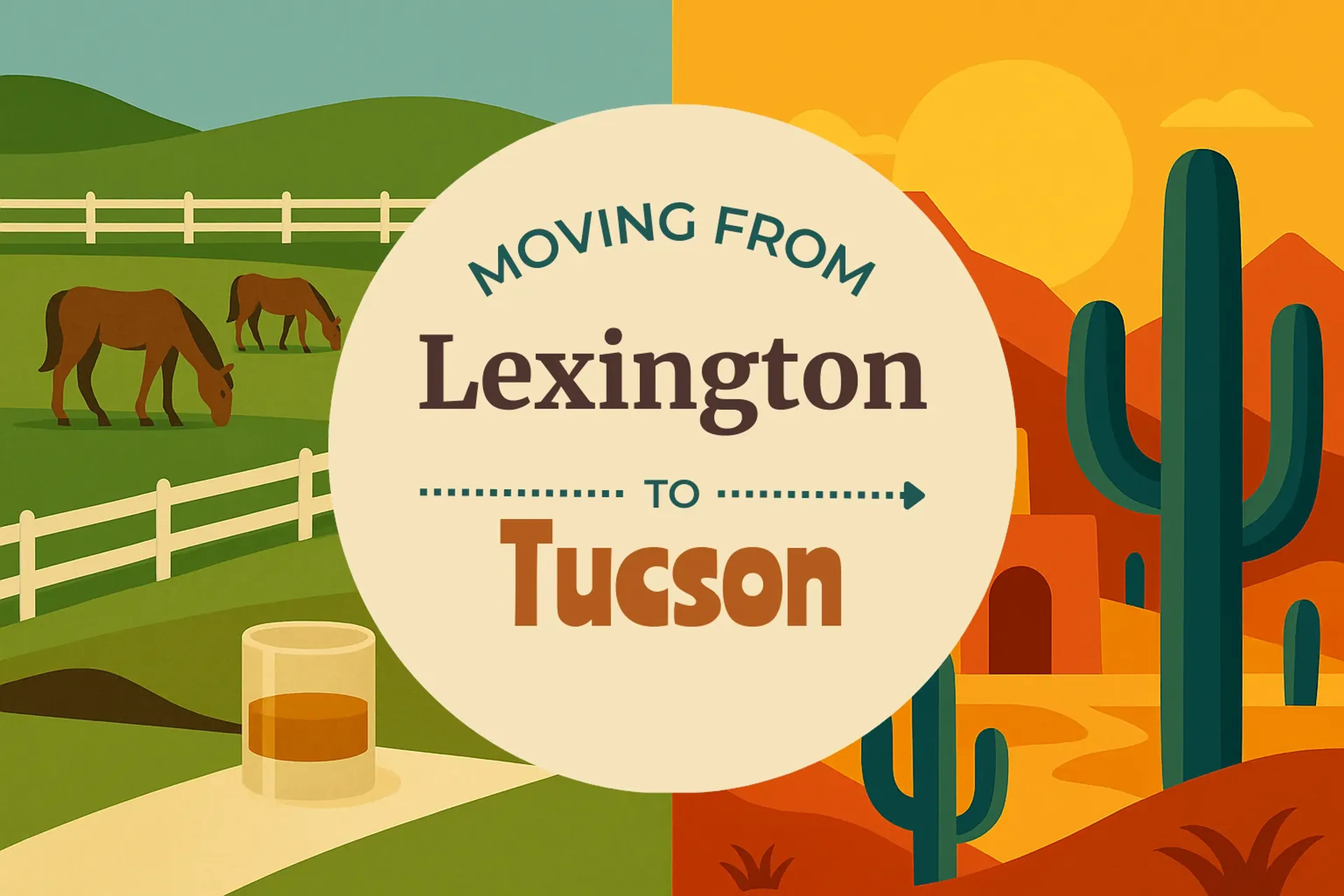 Side-by-side comparison of Lexington to Tucson moving companies