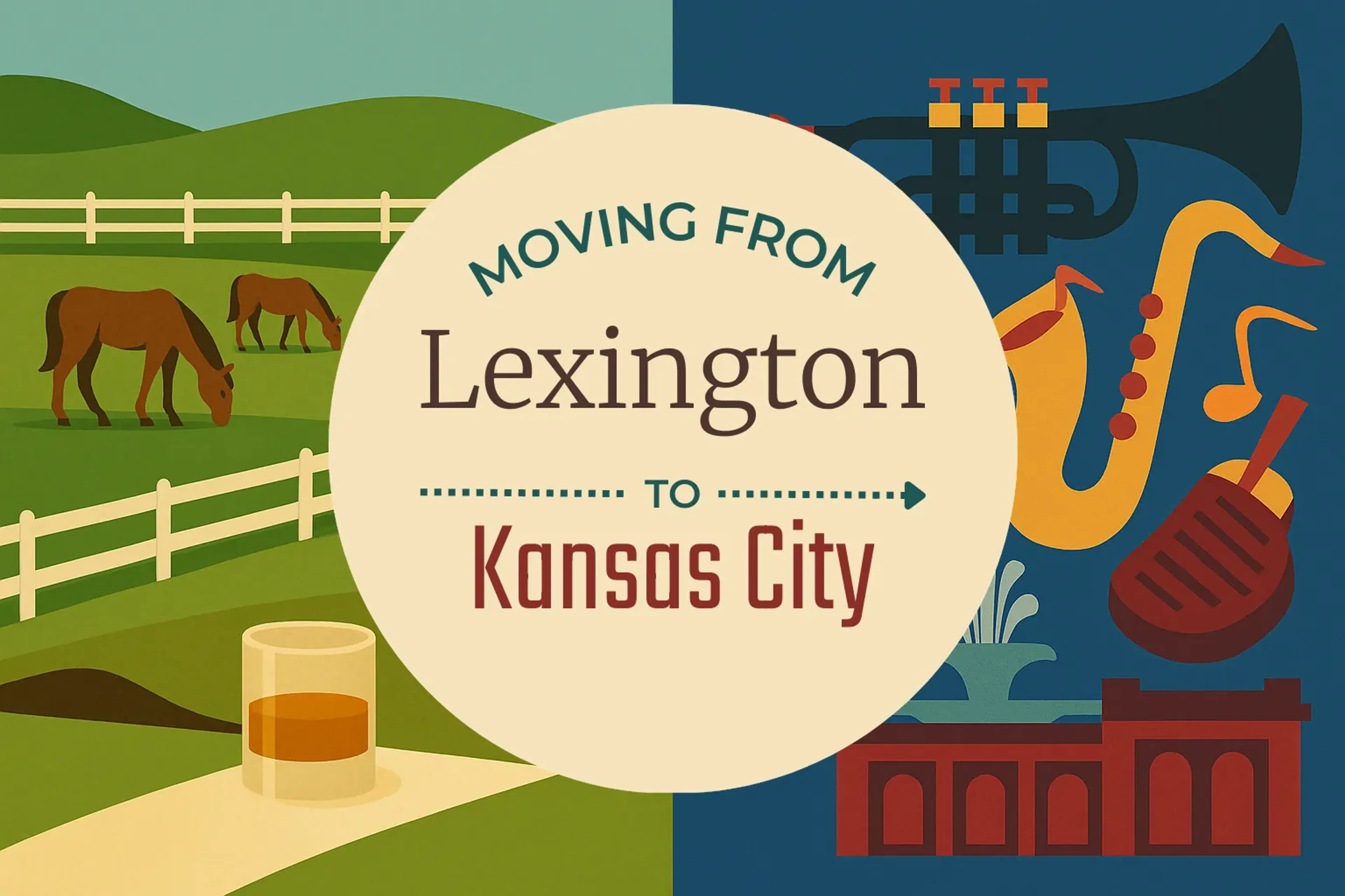 Side-by-side comparison of Lexington to Kansas City moving companies