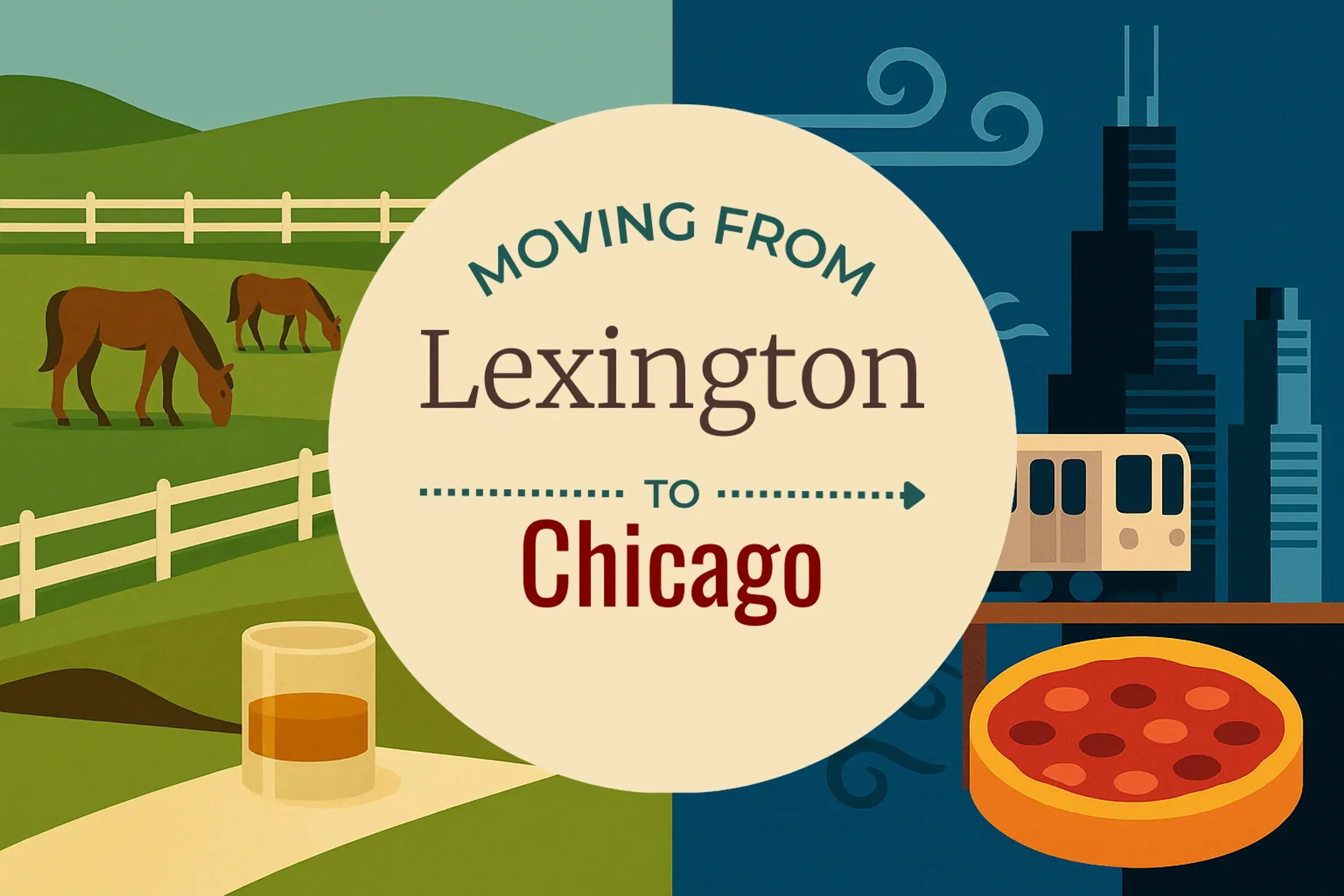 Side-by-side comparison of Lexington to Chicago moving companies
