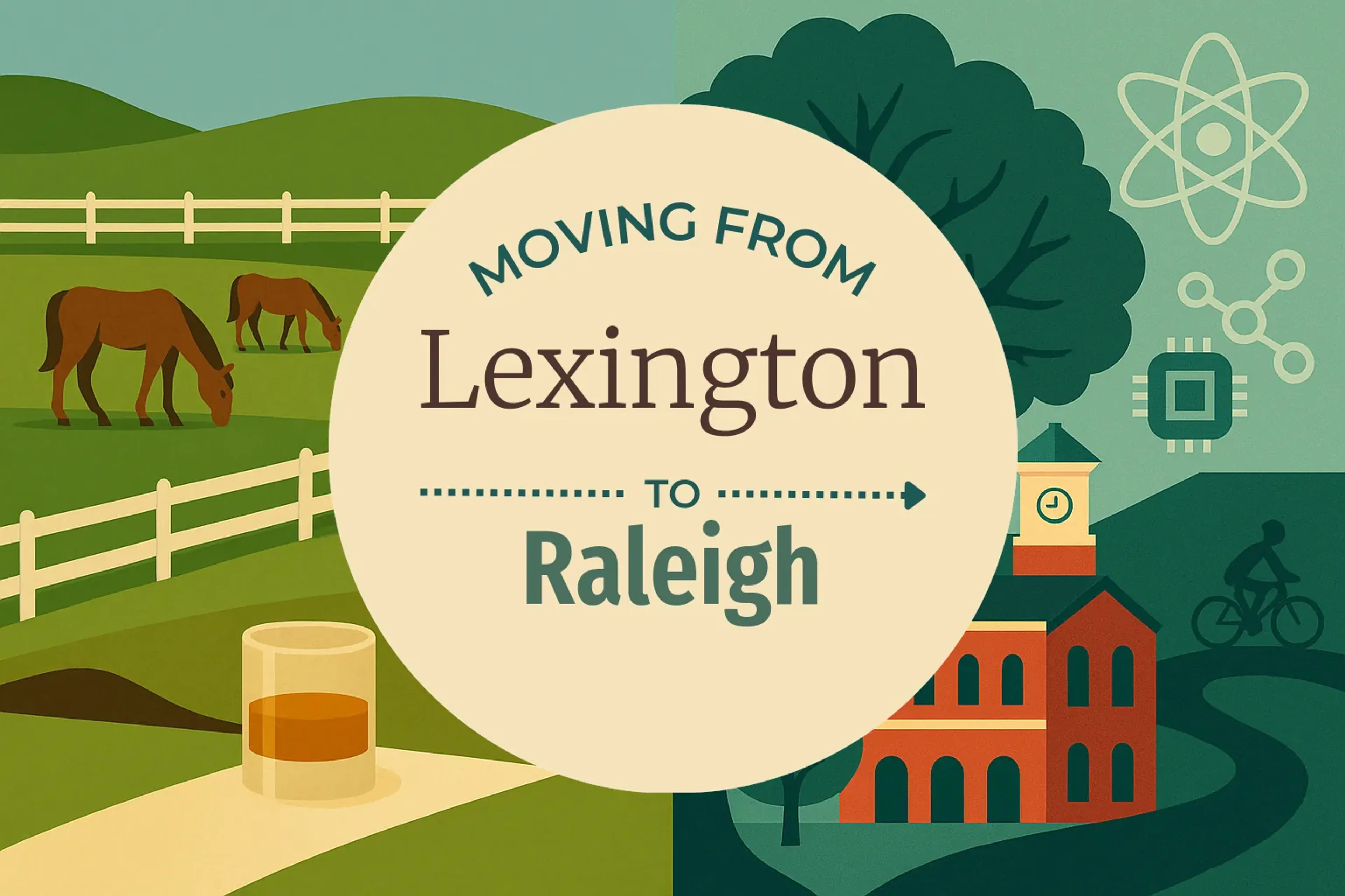 Side-by-side comparison of Lexington to Raleigh moving companies
