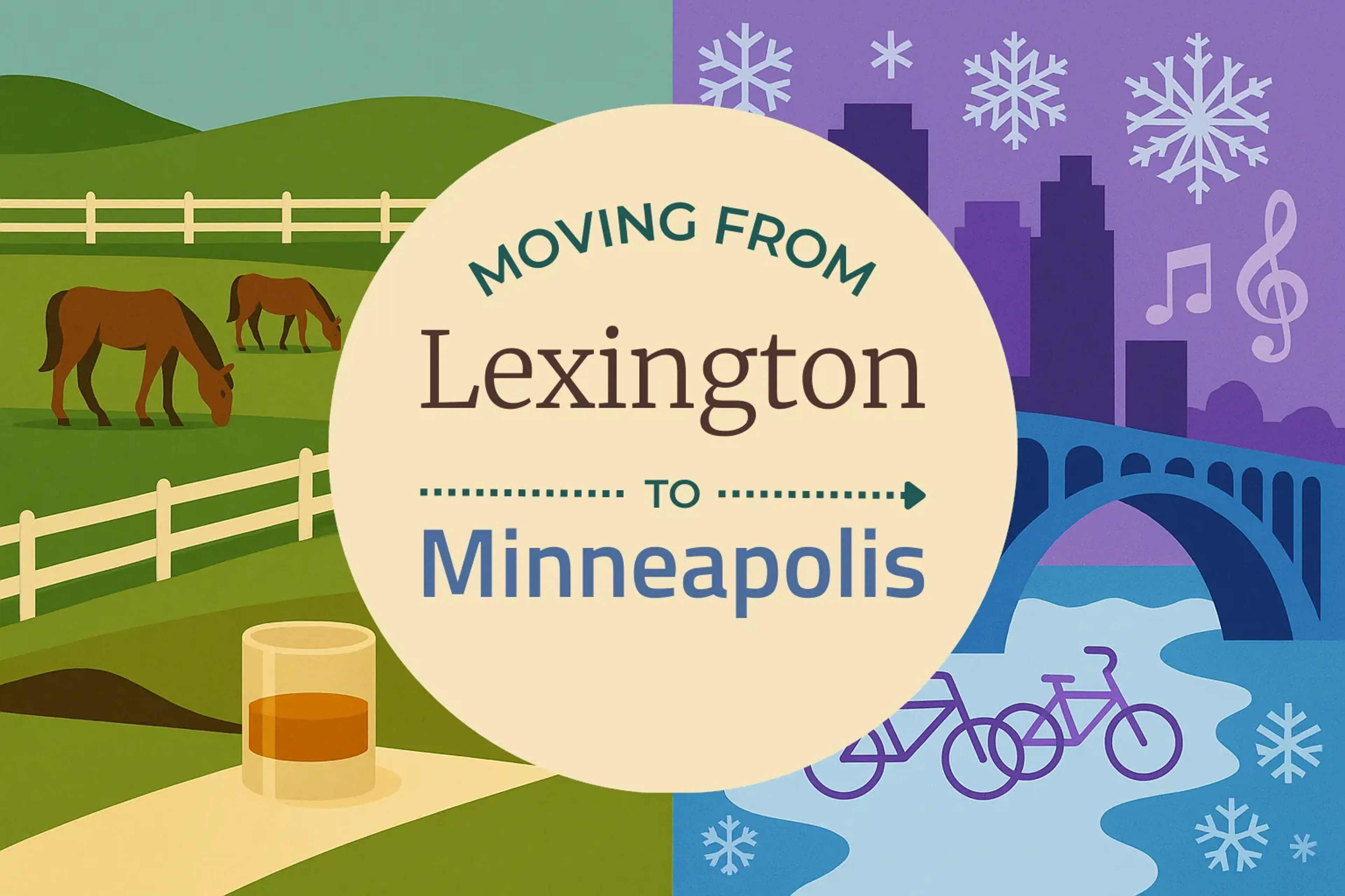 Side-by-side comparison of Lexington to Minneapolis moving companies