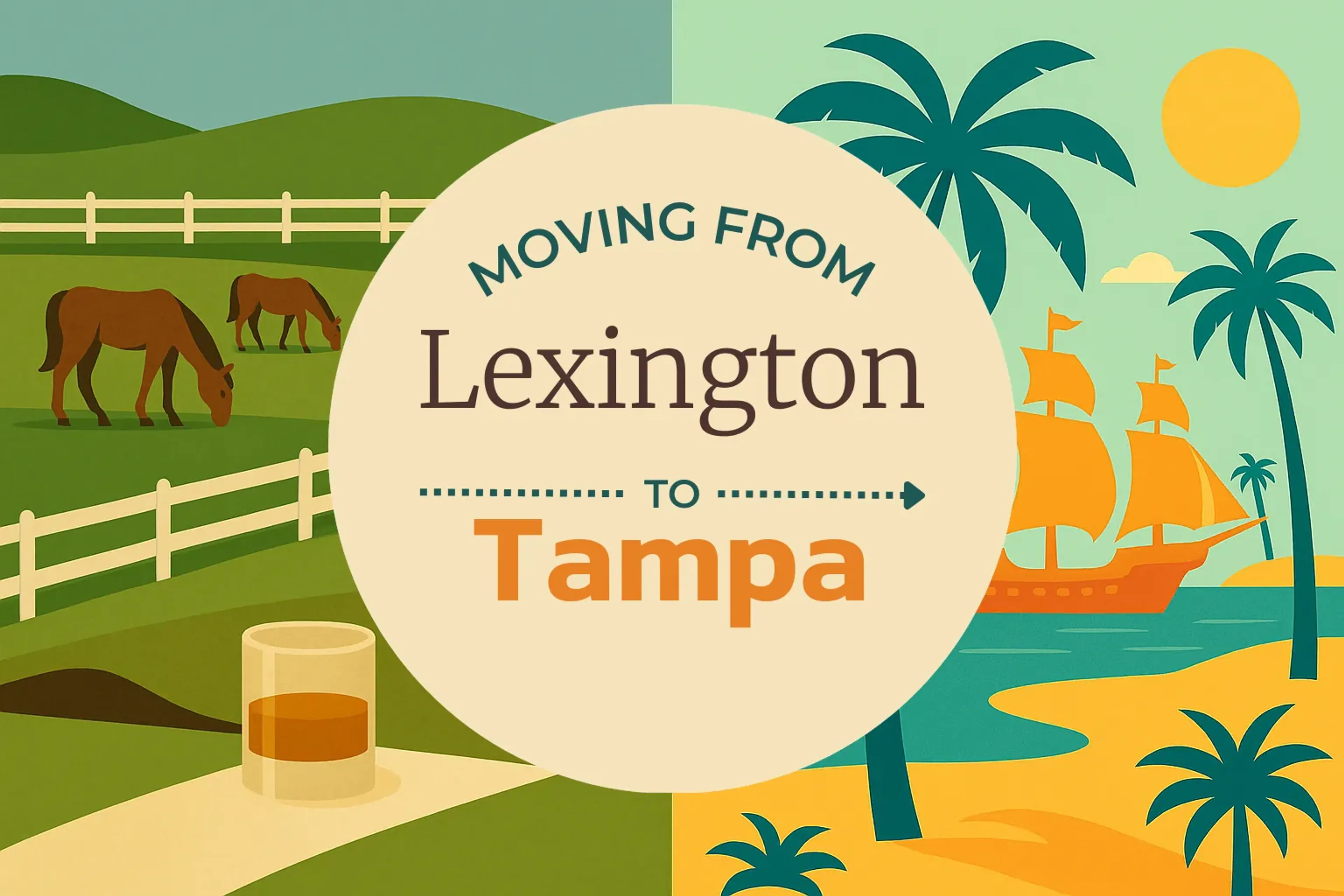 Side-by-side comparison of Lexington to Tampa moving companies