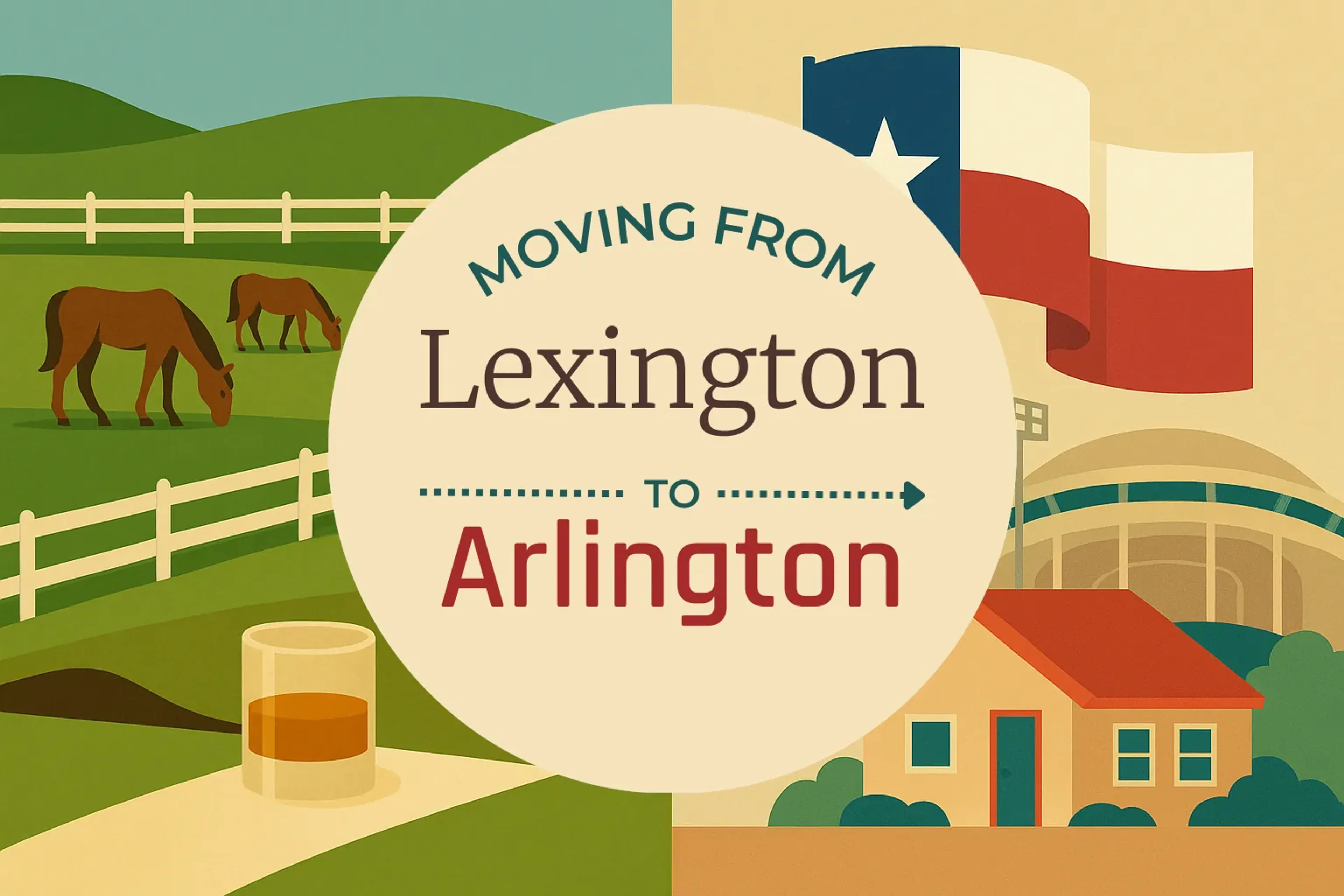 Side-by-side comparison of Lexington to Arlington moving companies
