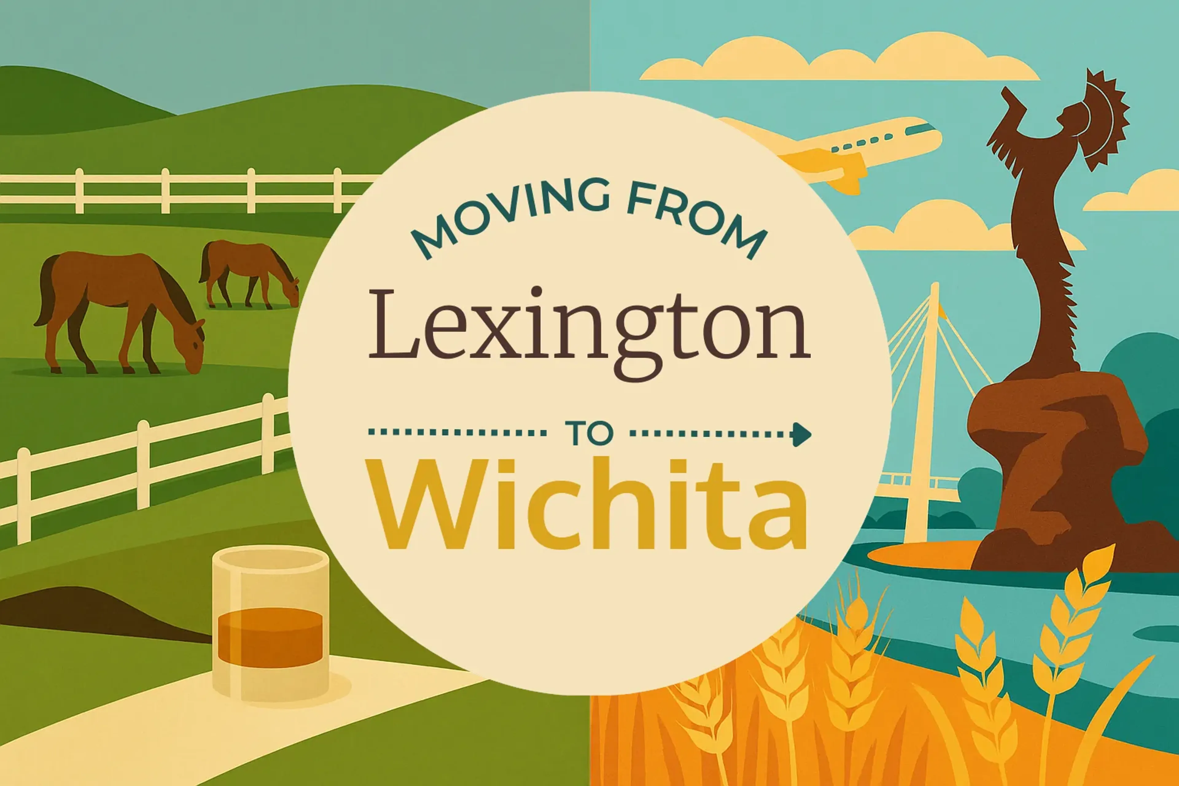 Side-by-side comparison of Lexington to Wichita moving companies